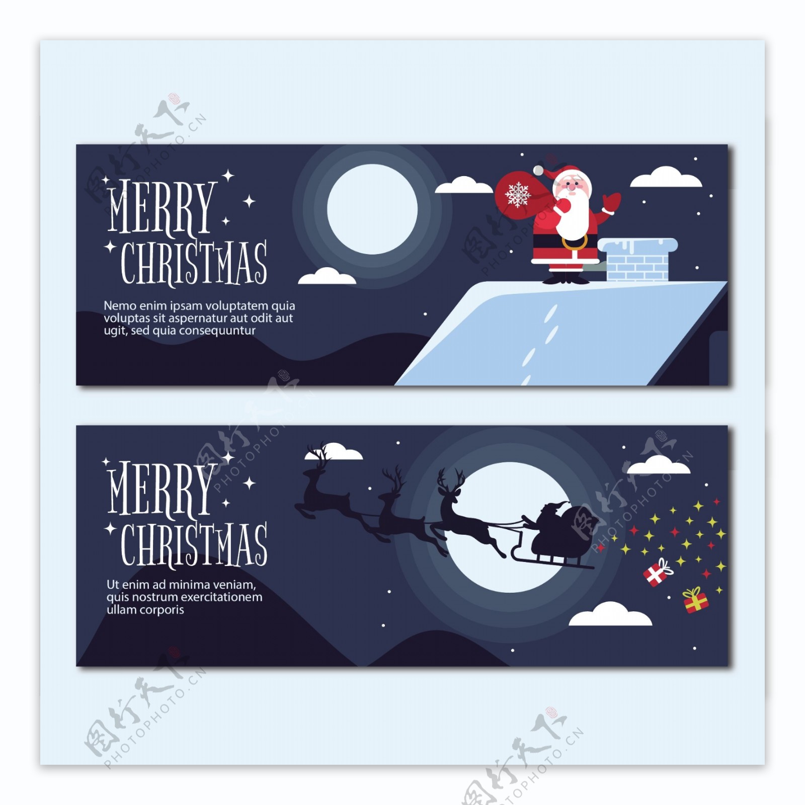 2018圣诞节贺卡设计