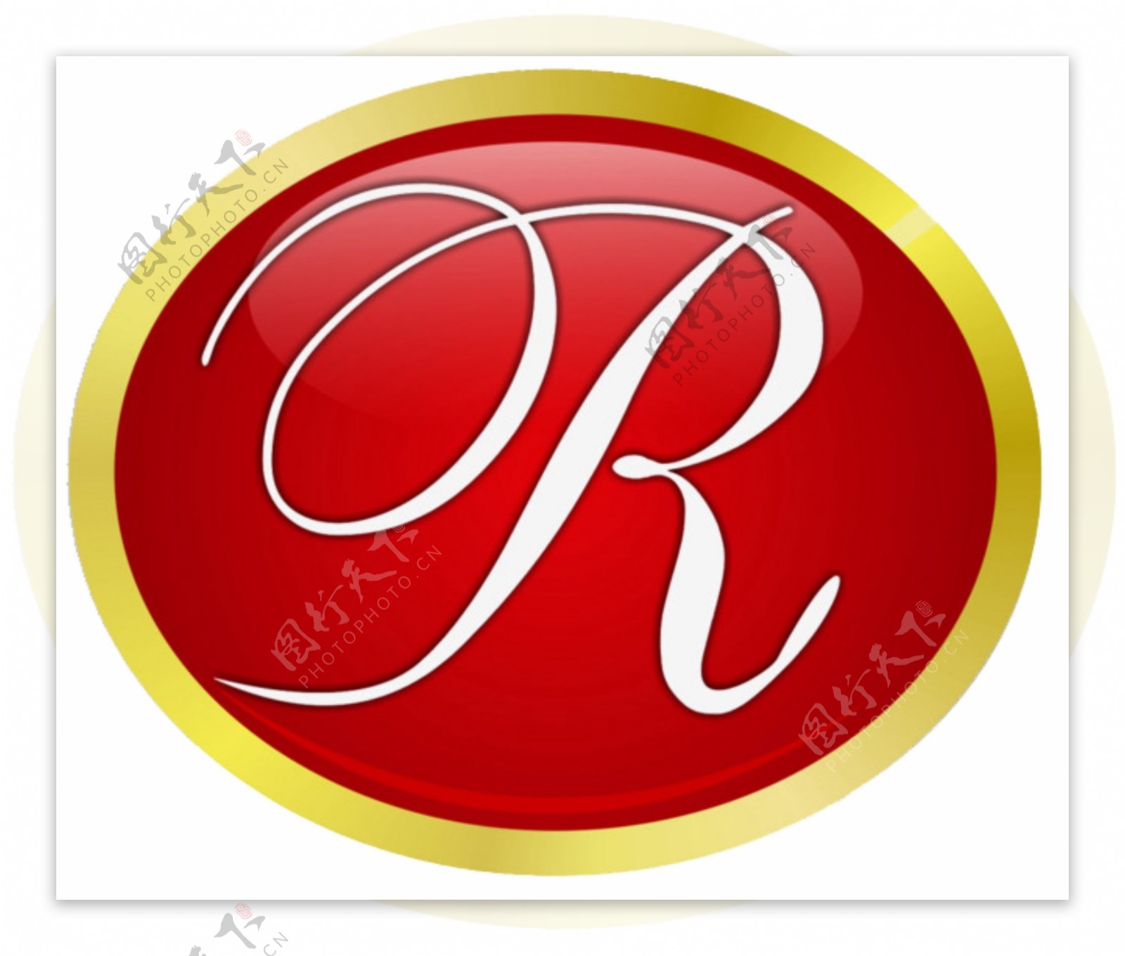 创意字母元素注册商标R素材装饰设计图案集合
