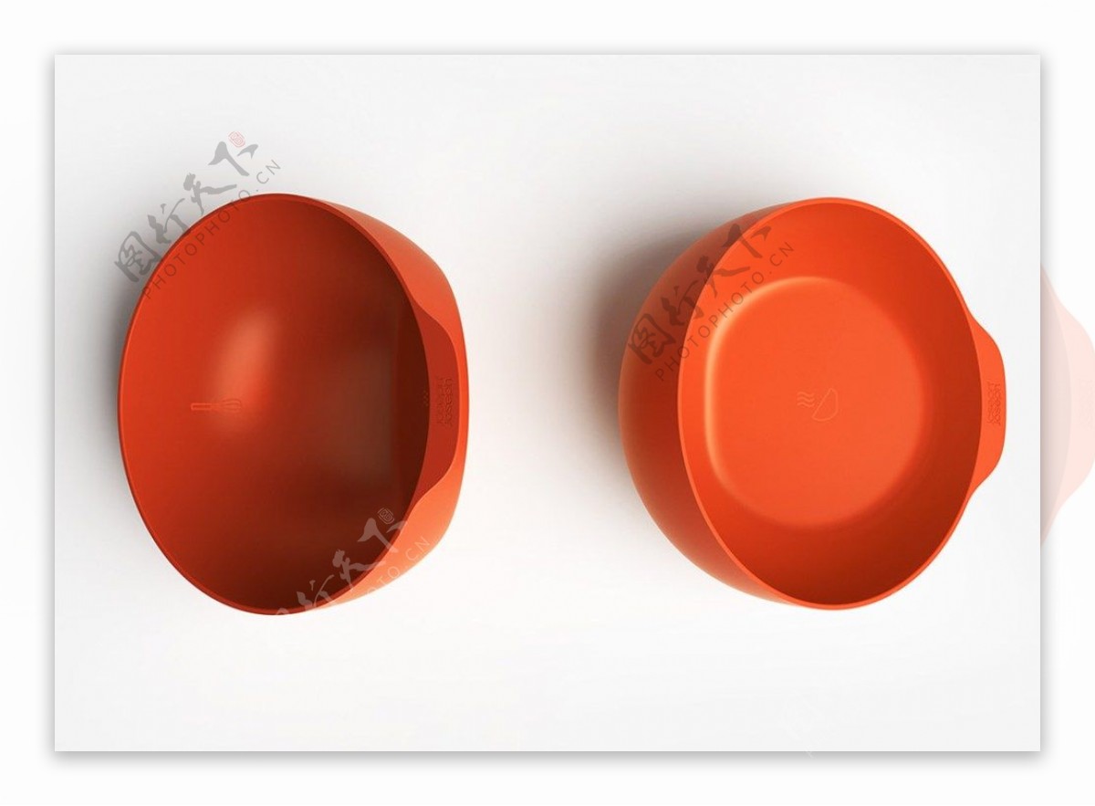 橙色的碗生活用品产品设计JPG