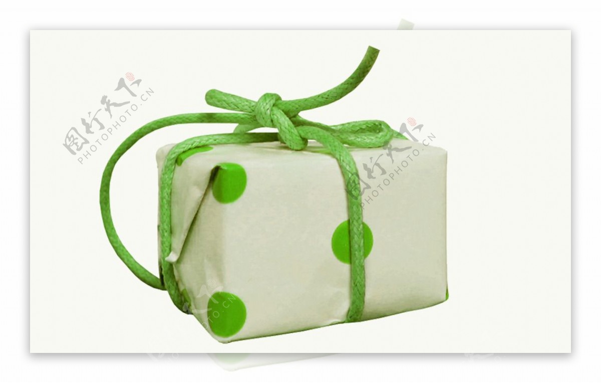 圣诞绿色礼品盒子