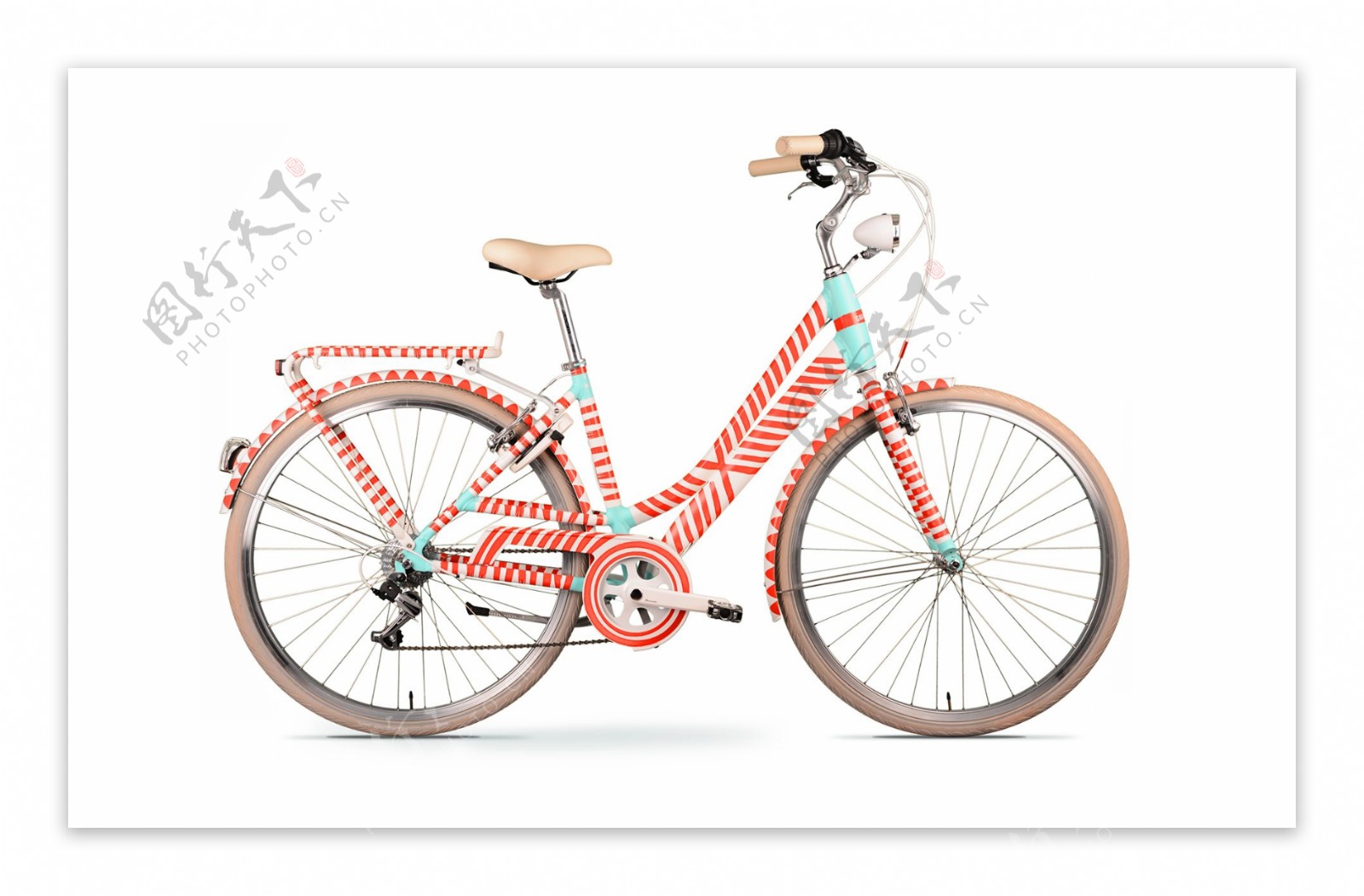 粉嫩的小清新的自行车jpg