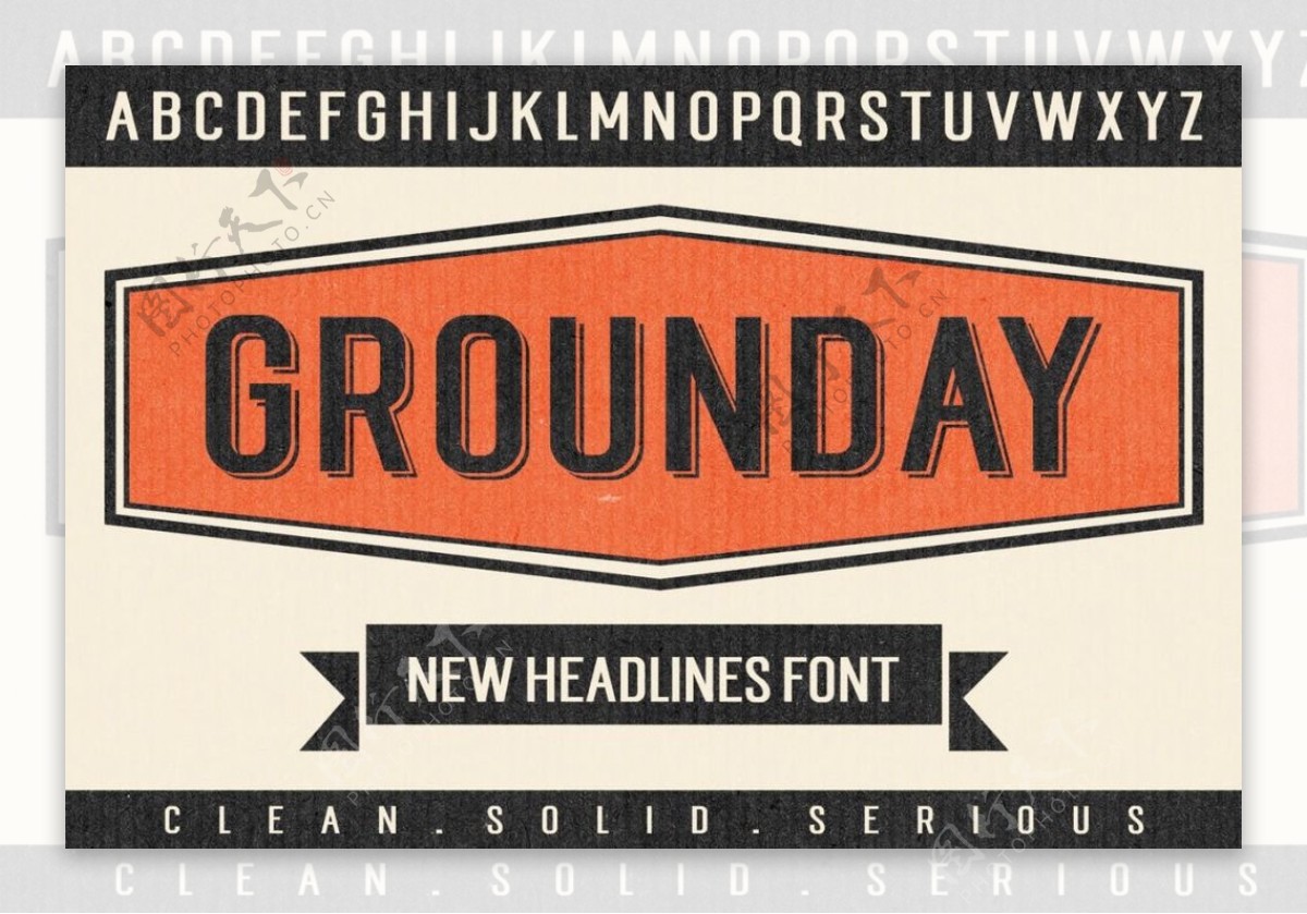 Grounday字体