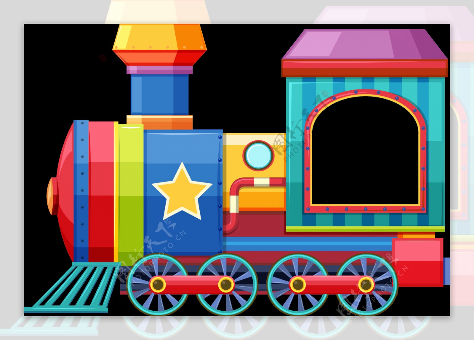 儿童游乐园小火车设计