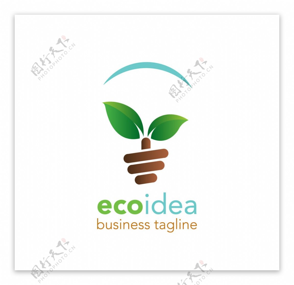 绿叶生态商业标志