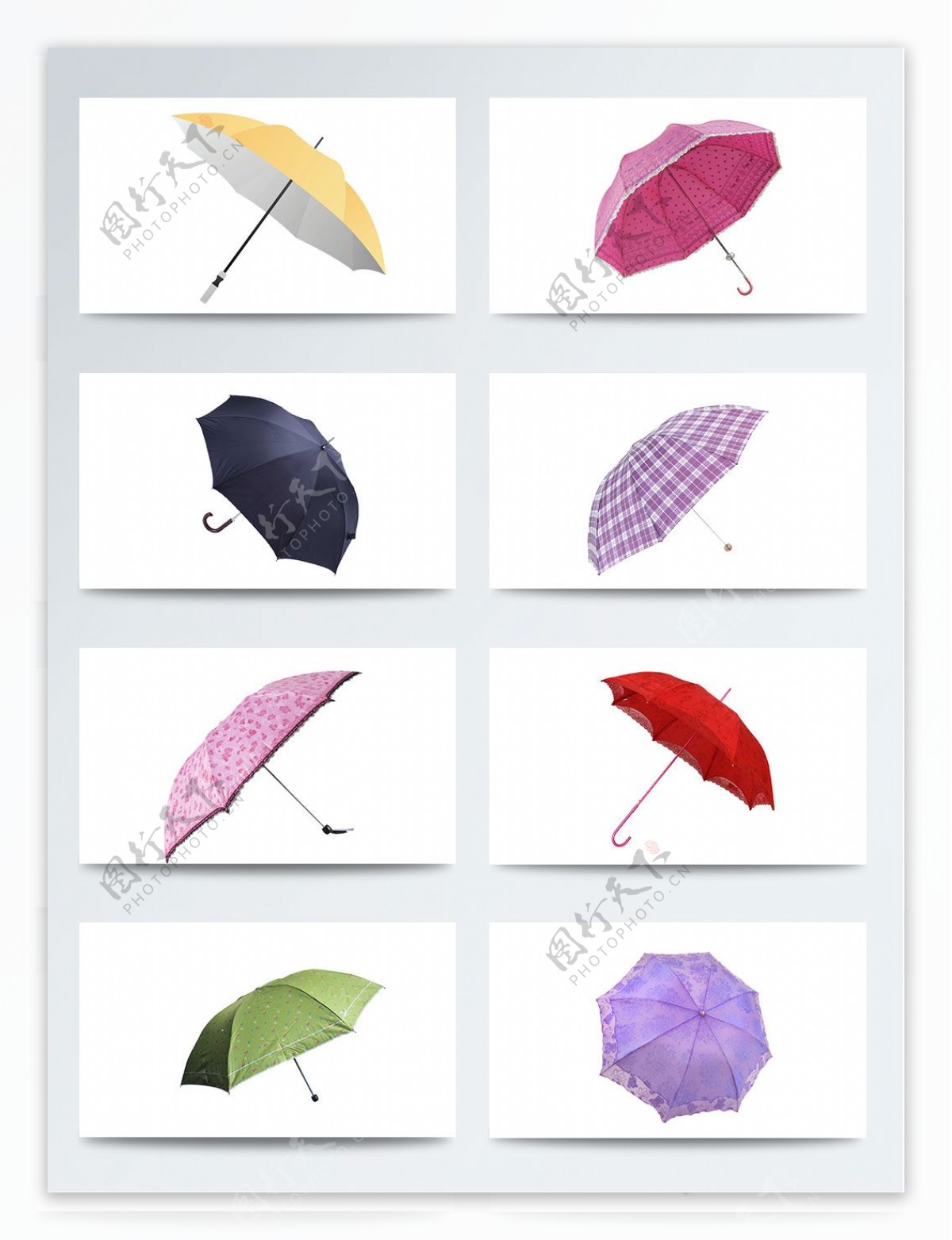 传统节气雨水相关PNG元素雨伞
