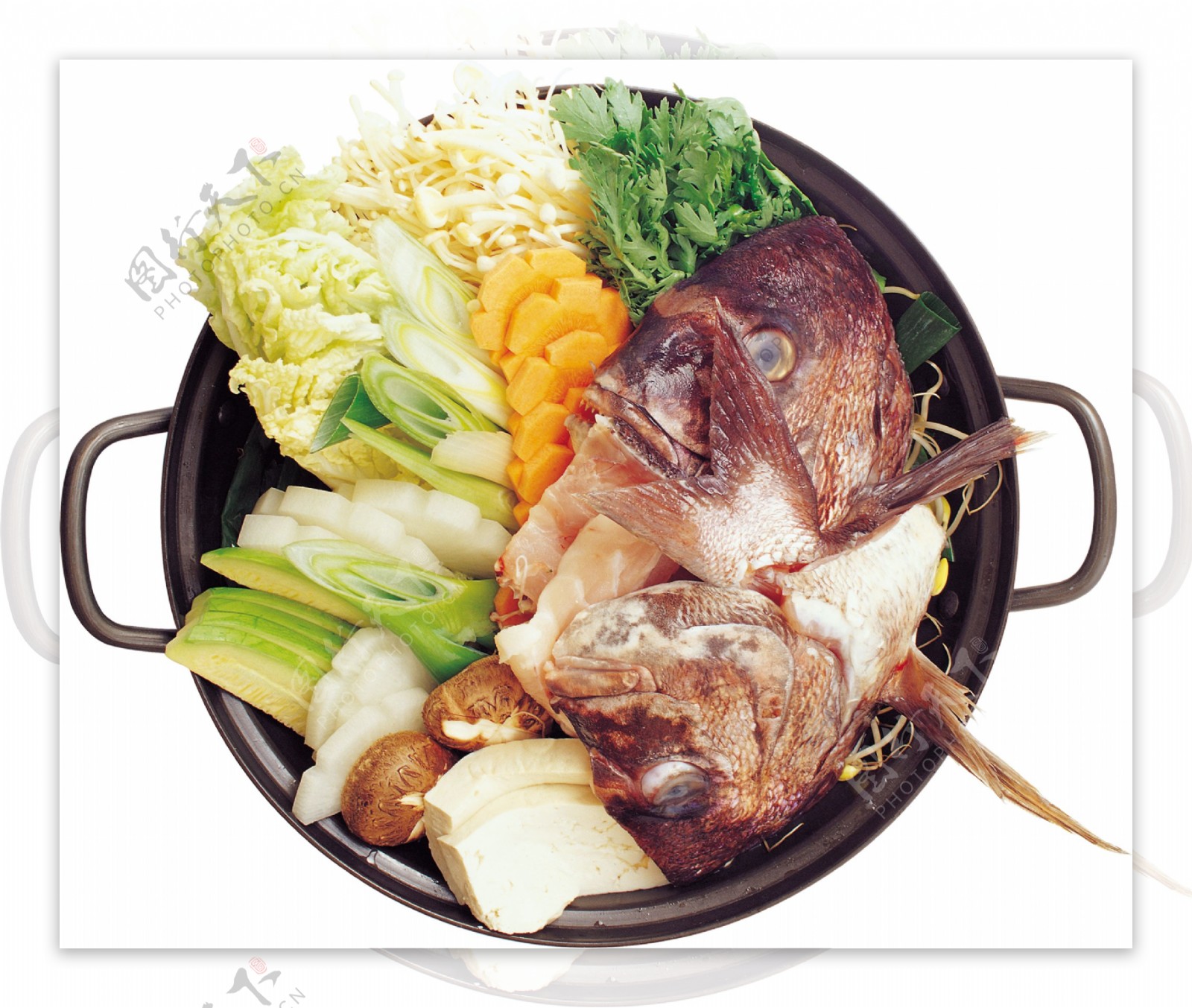 鲜美蔬菜火锅产品食物
