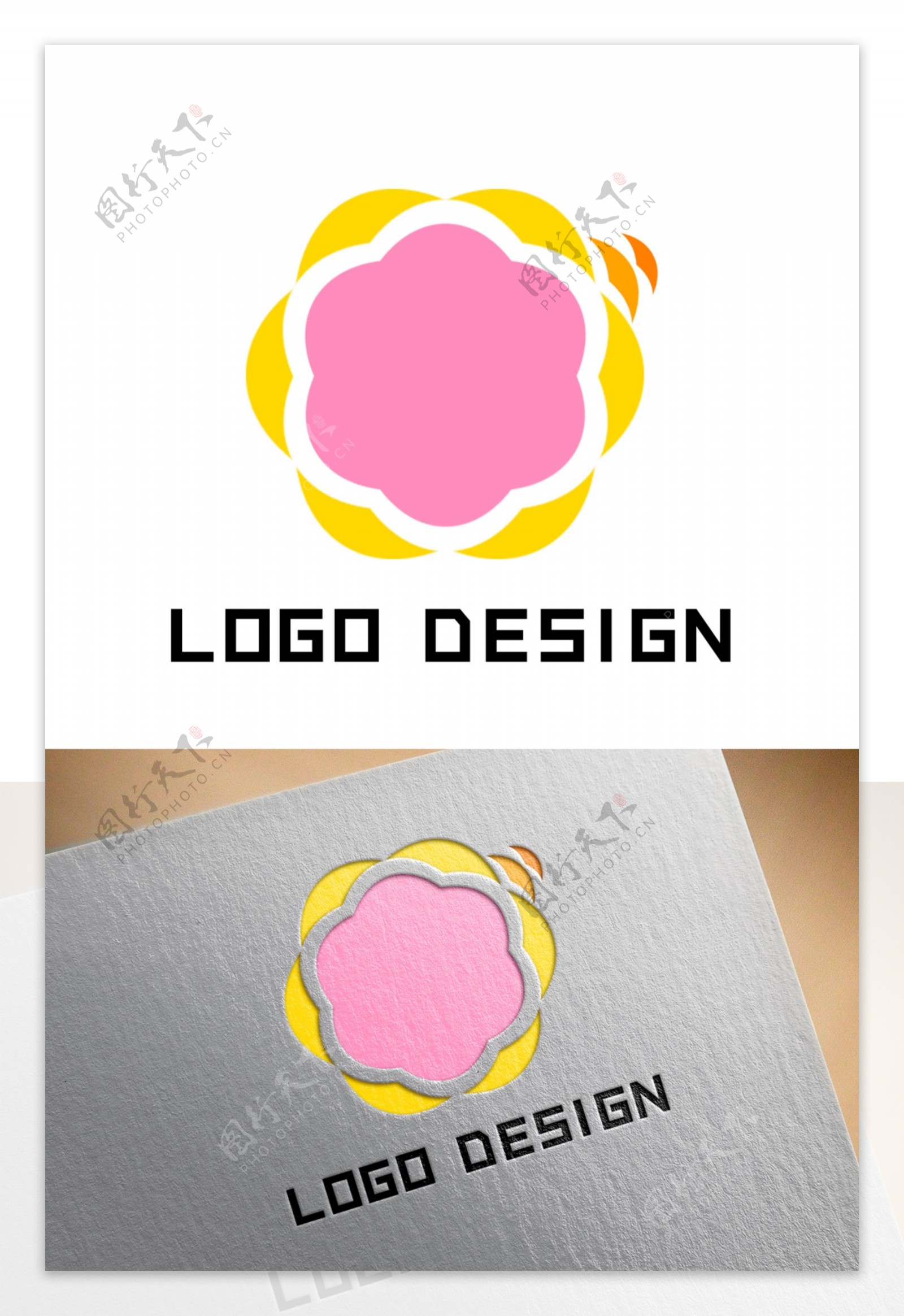 花瓣logo设计
