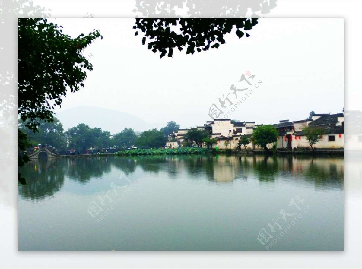 中国湖泊田园风景摄影