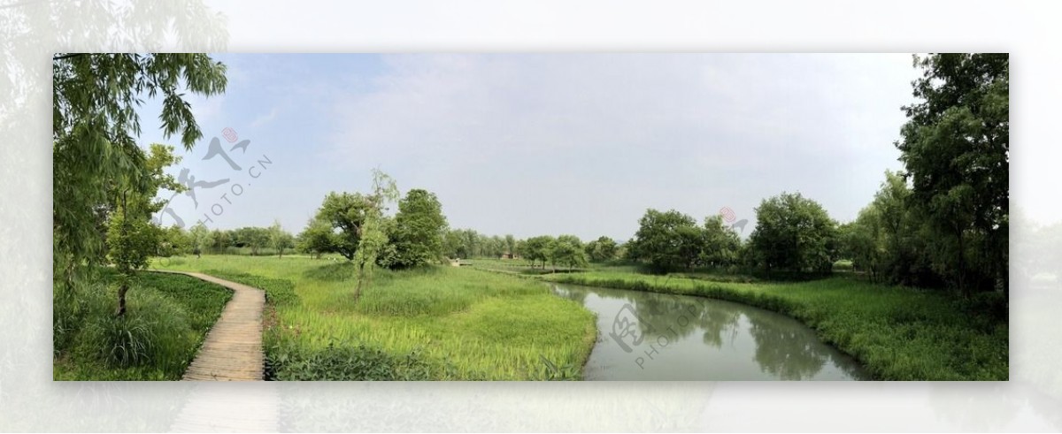 西溪国家湿地公园深潭口自然风光