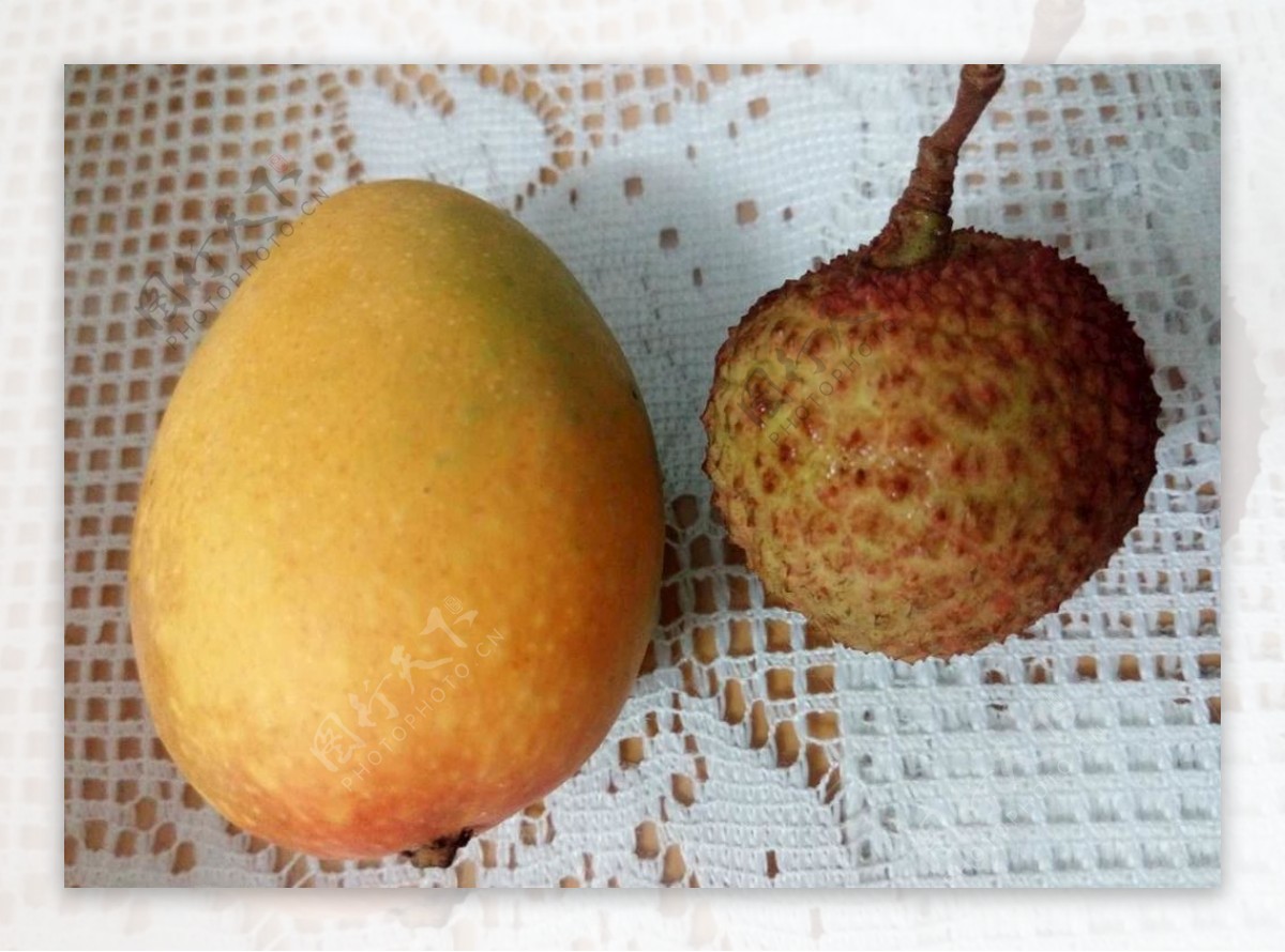 芒果和桂味荔枝比较