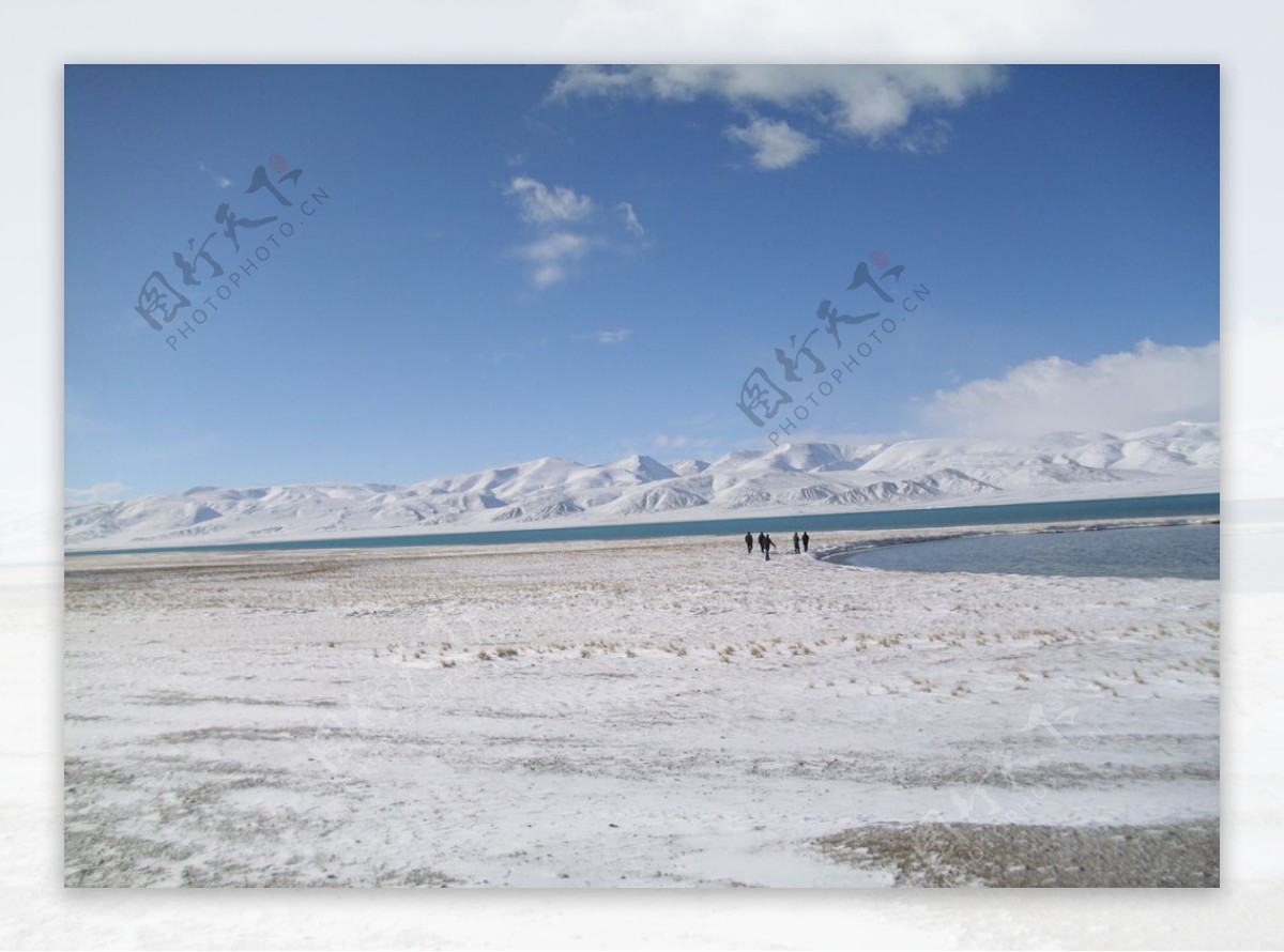 西藏雪山湖泊