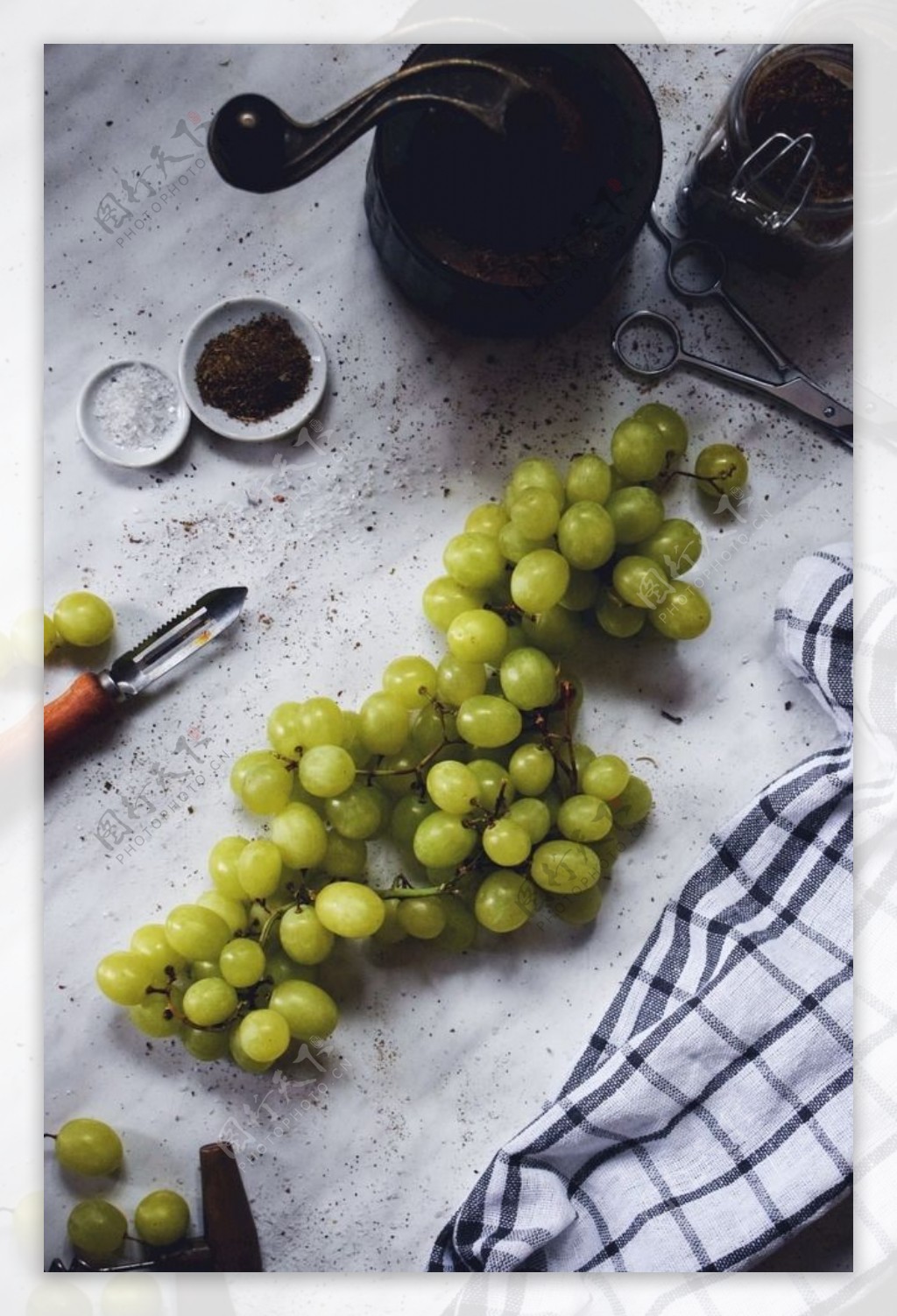 新鲜葡萄高清水果摄影