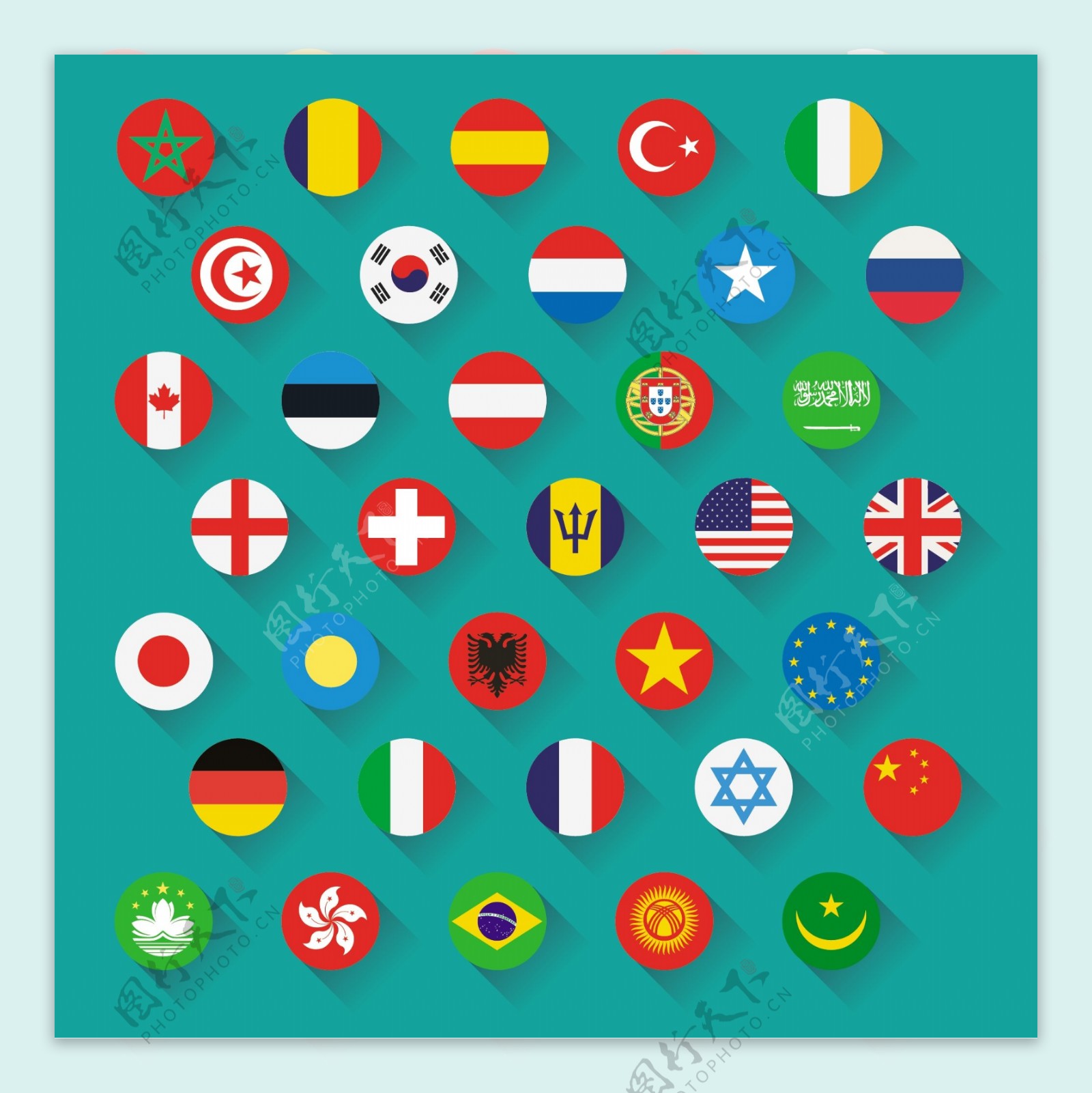 世界各国国旗图片素材-编号15537278-图行天下