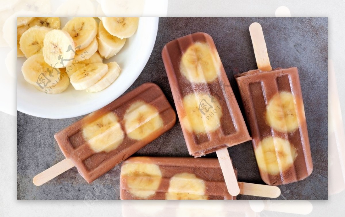 香蕉巧克力冰棍