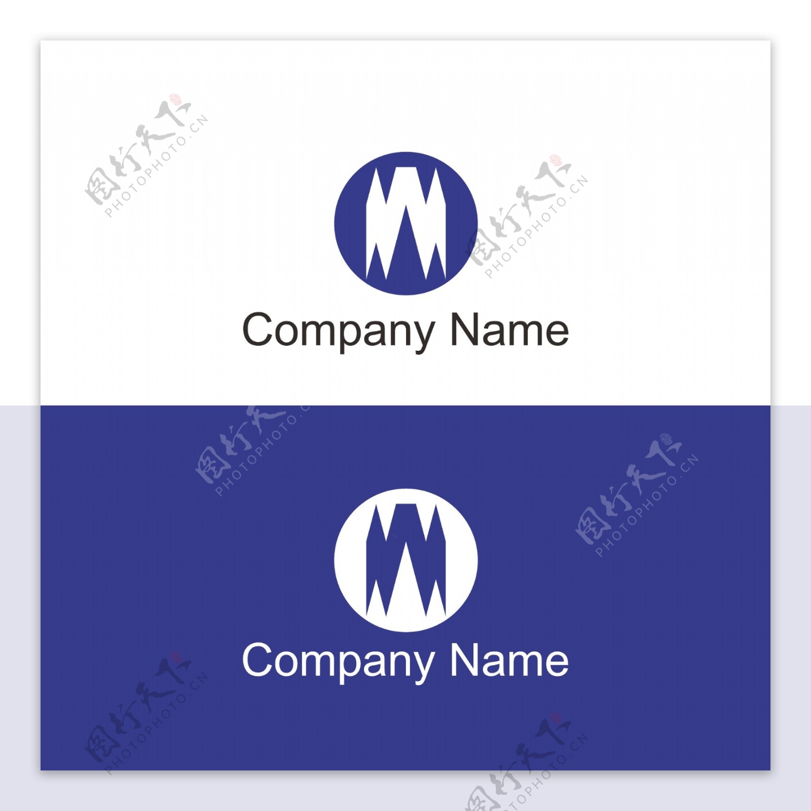 企业简约图标logo设计