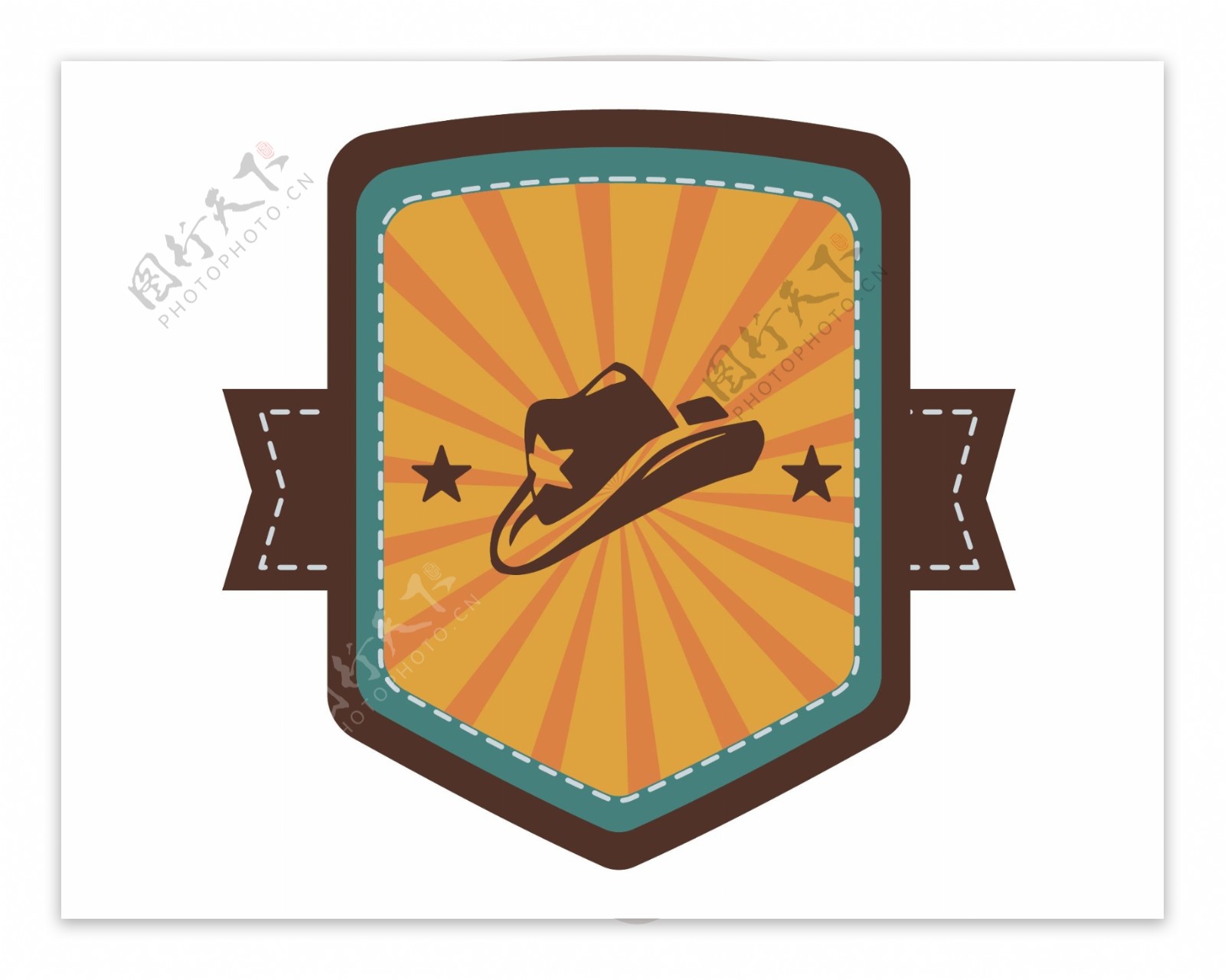 手绘西部牛仔元素图标素材 Hand-Drawn Western Cowboy Icons - 云瑞设计