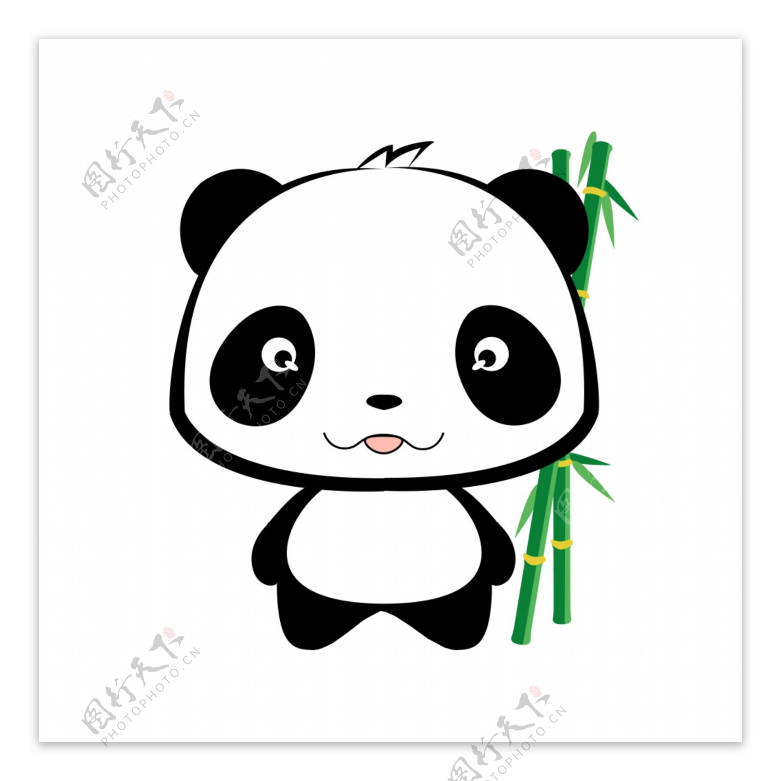 熊猫竹子表情包表情设计