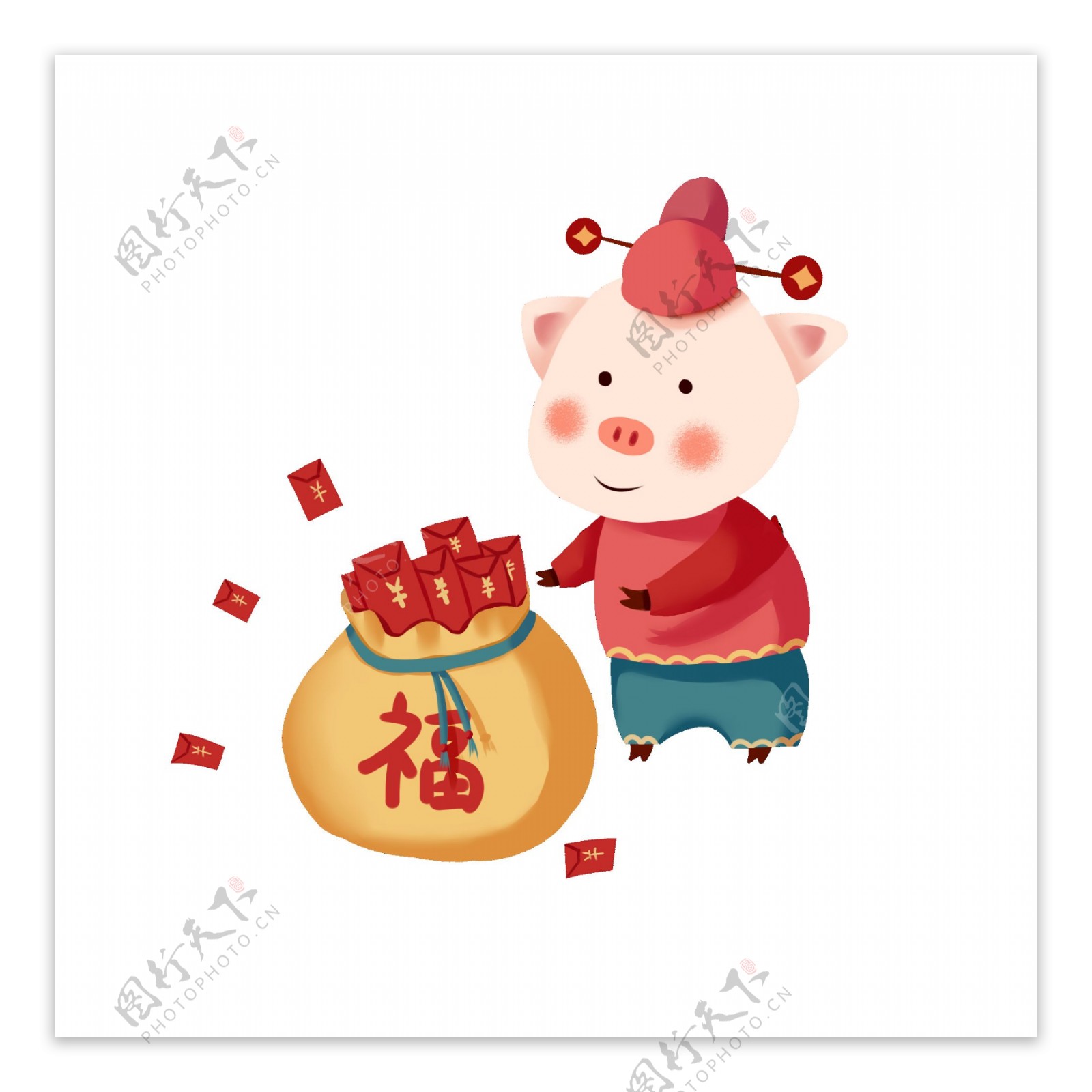 2019猪年新春送钱包