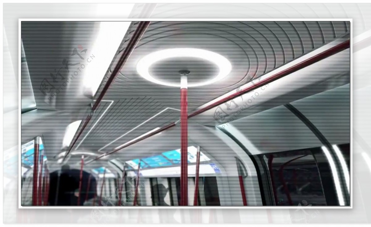 超逼真伦敦地铁全方位展示视频素材