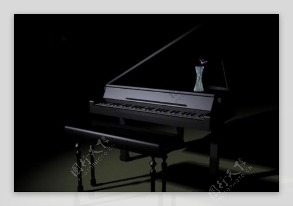 钢琴的3d模型