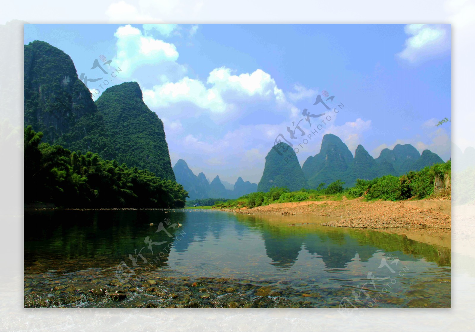 美丽的桂林山水景色