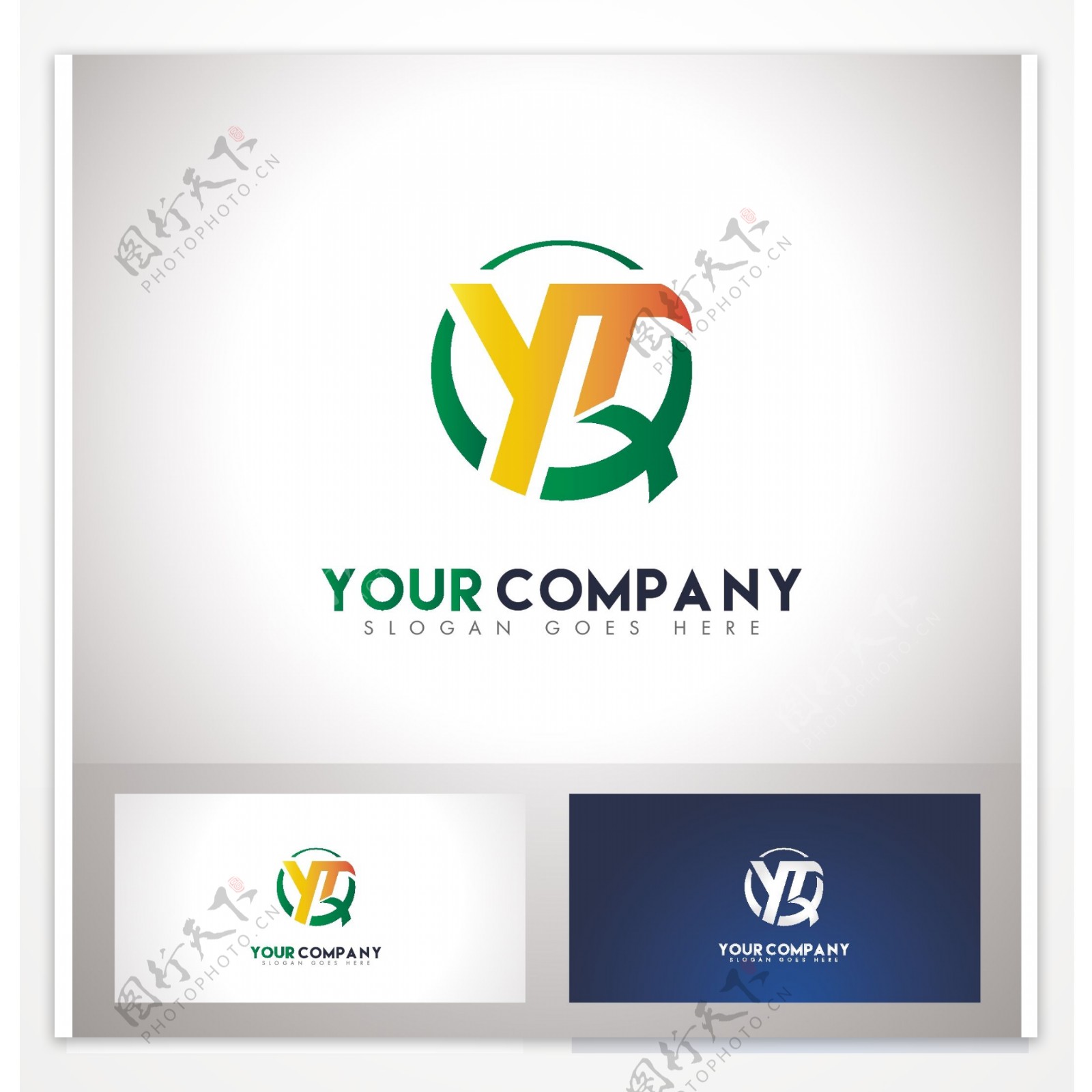 YTX字母logo设计