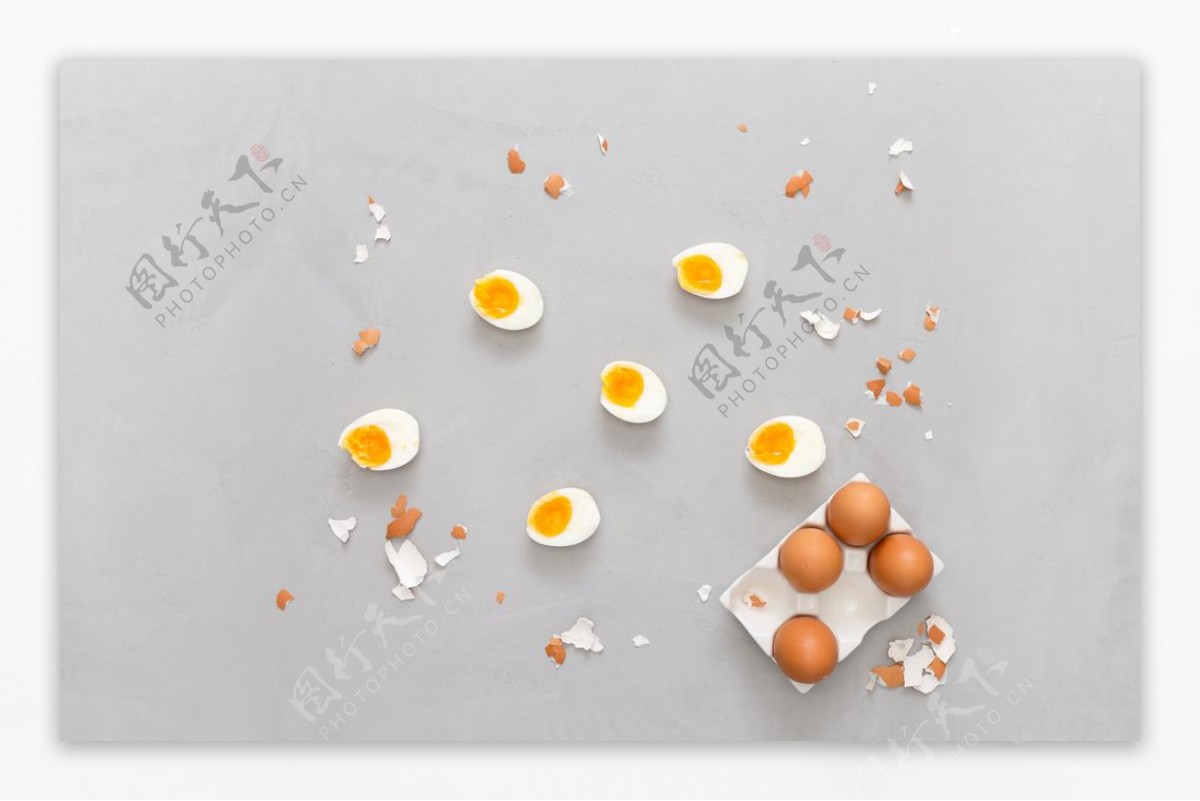 煮熟了的鸡蛋