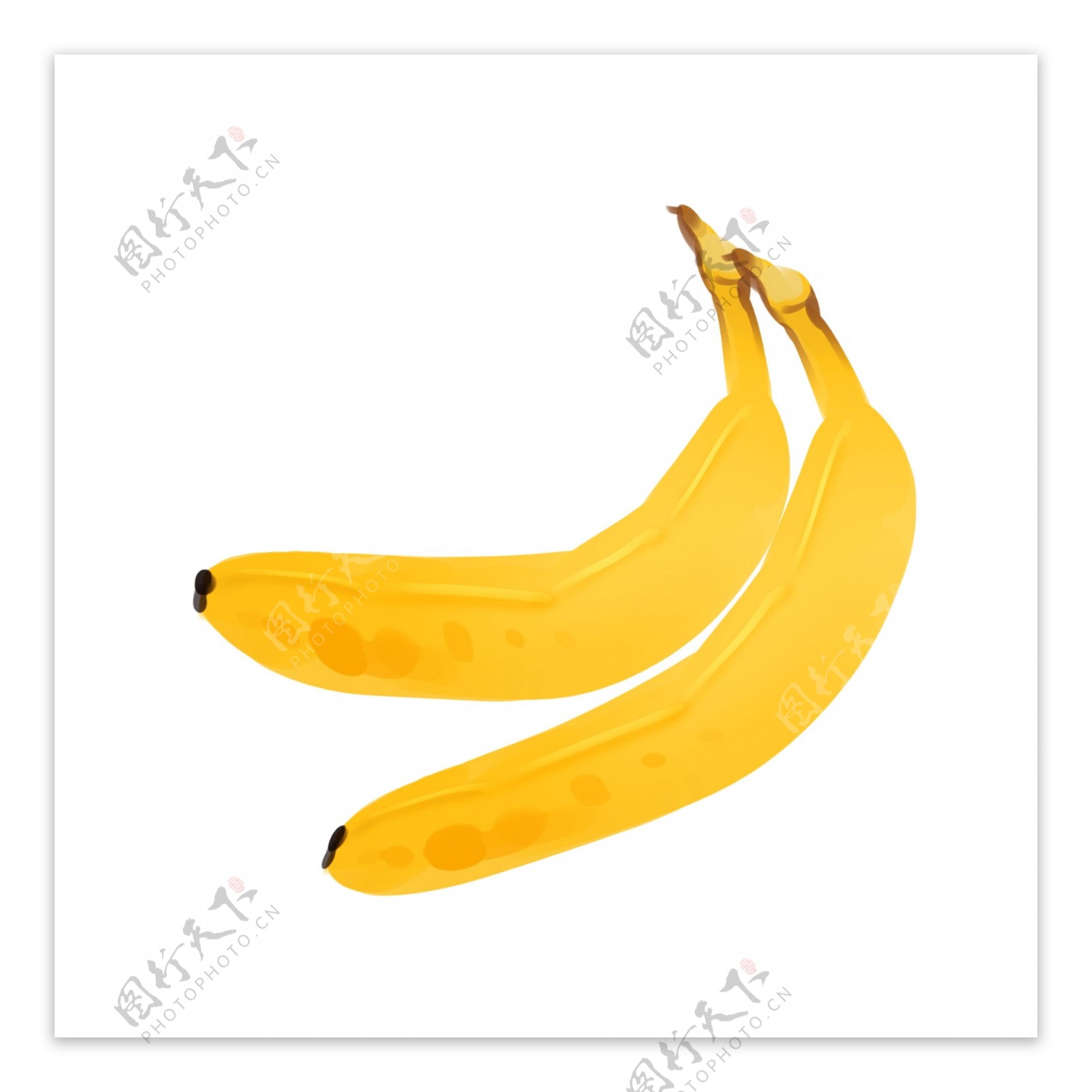 创意美味香蕉插画