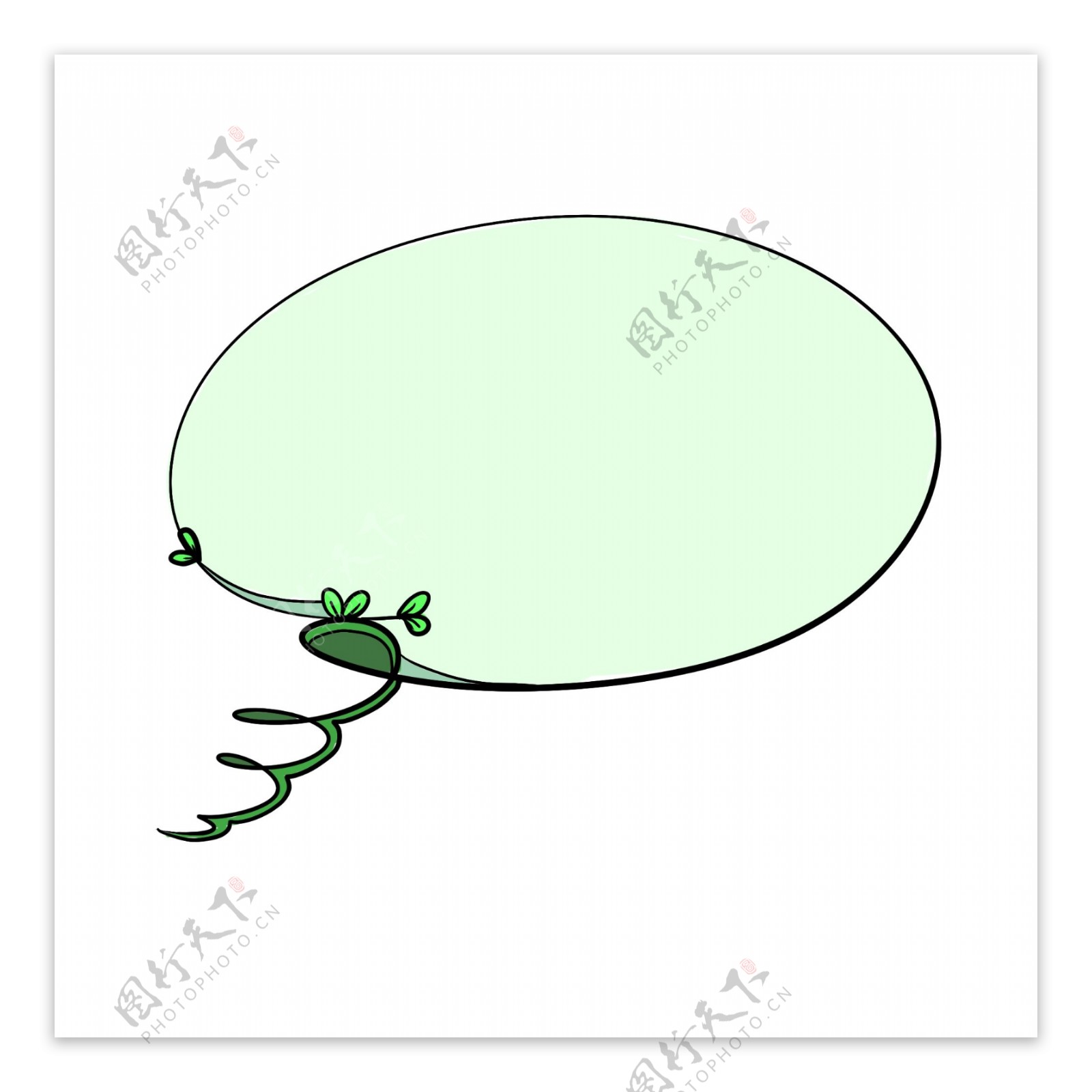 绿色藤蔓图案对话框