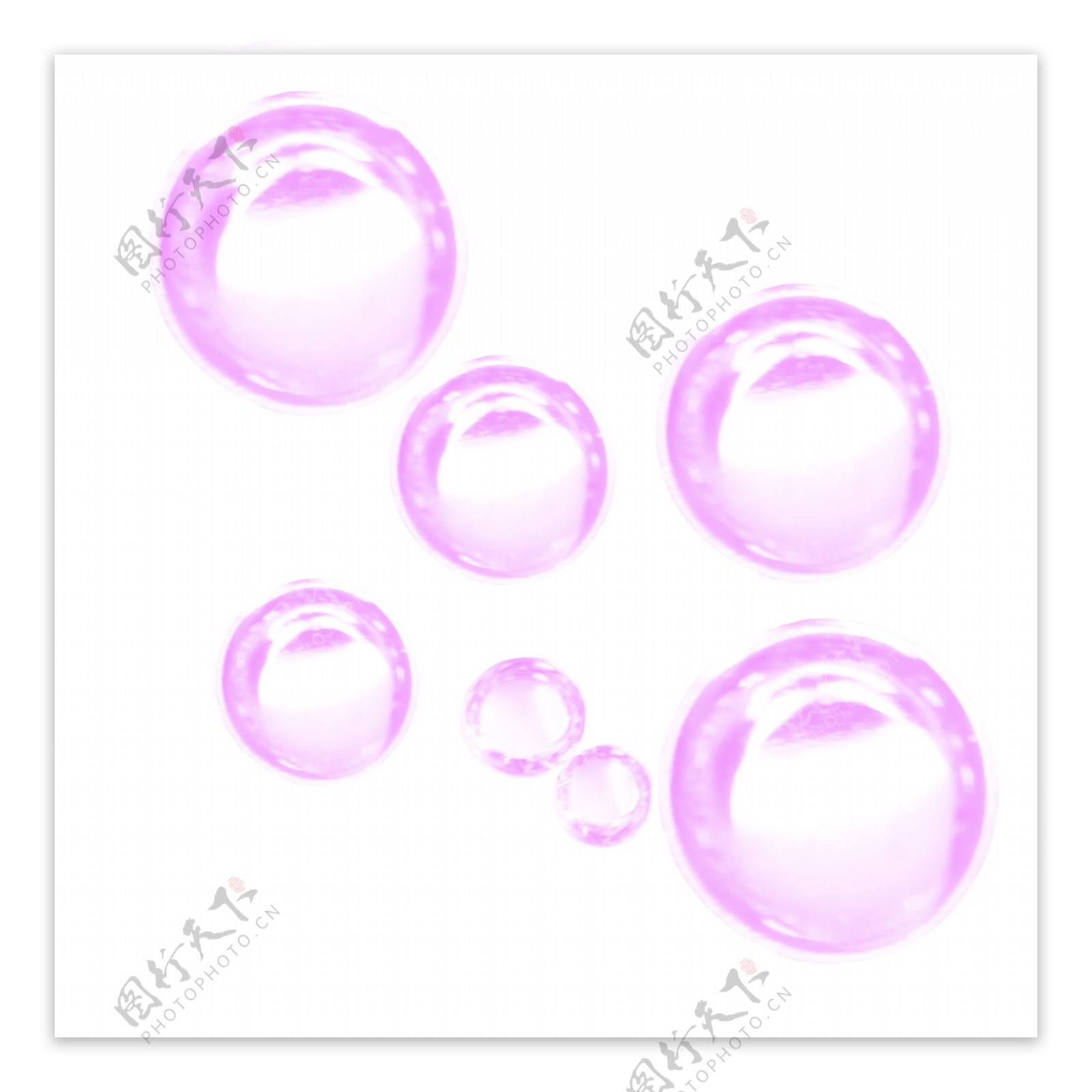 透明泡泡游乐气泡元素