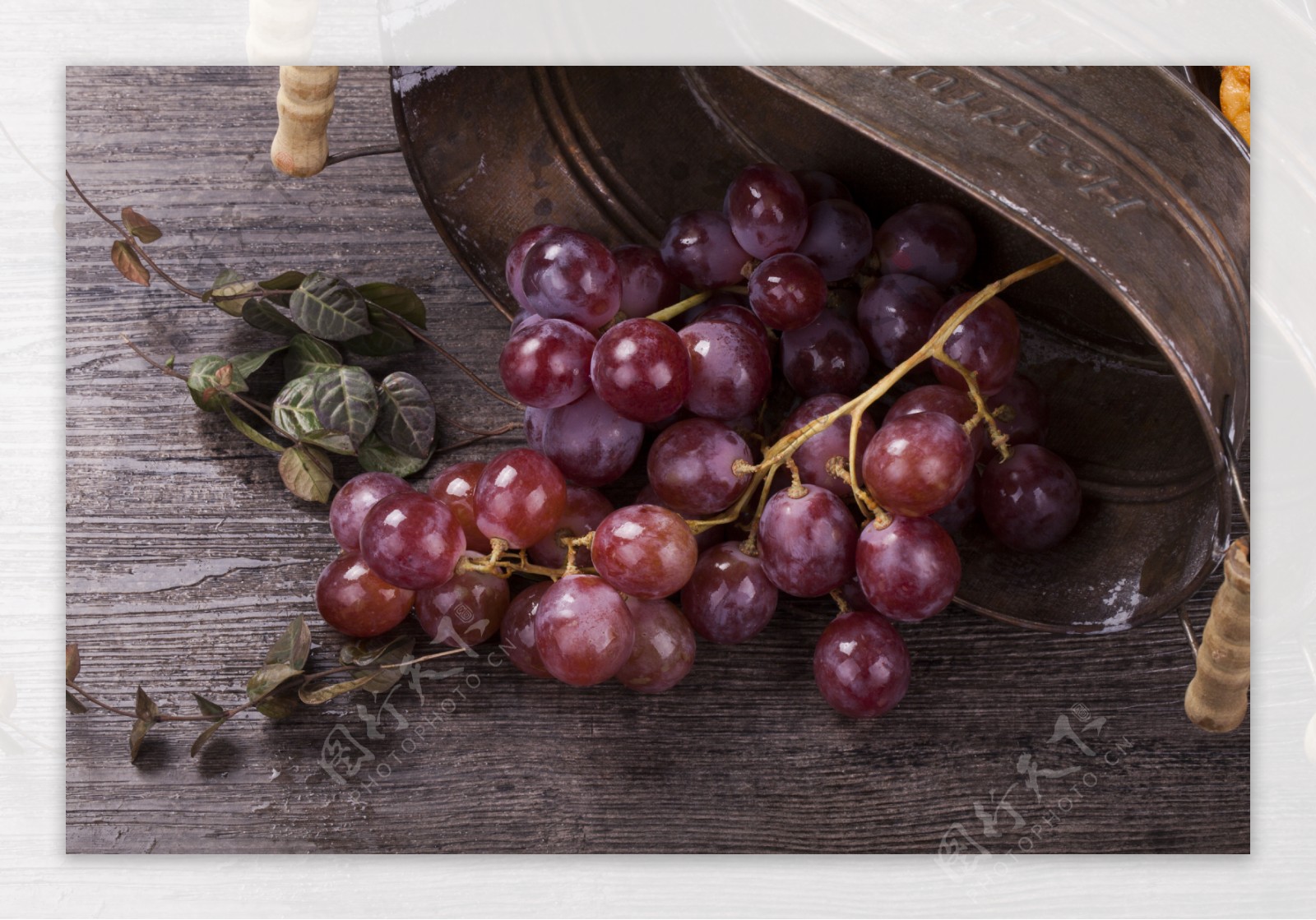 可口新鲜水果葡萄实物图摄影图3