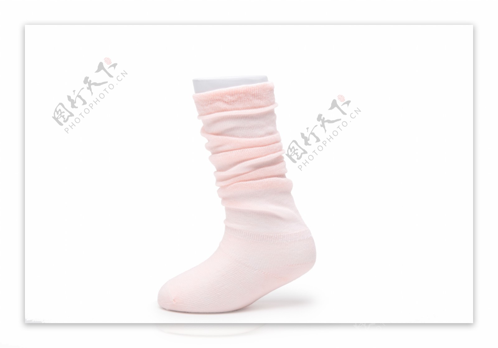 粉色女士丝袜实物图摄影图