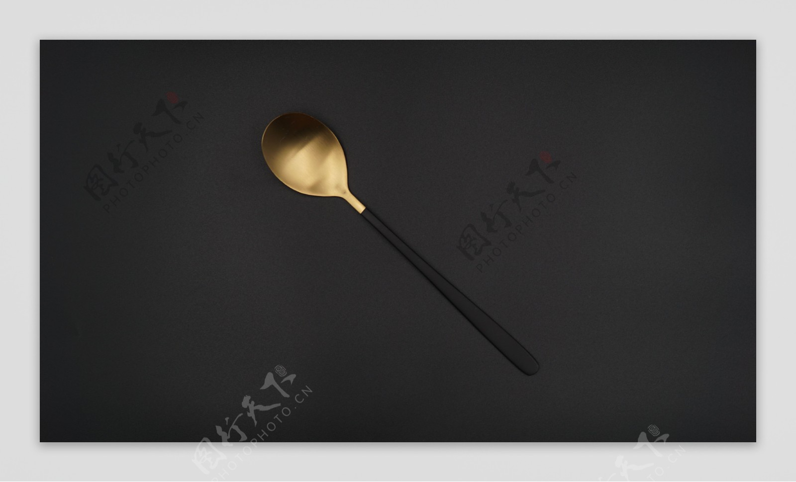 食品餐具系列之金色勺子