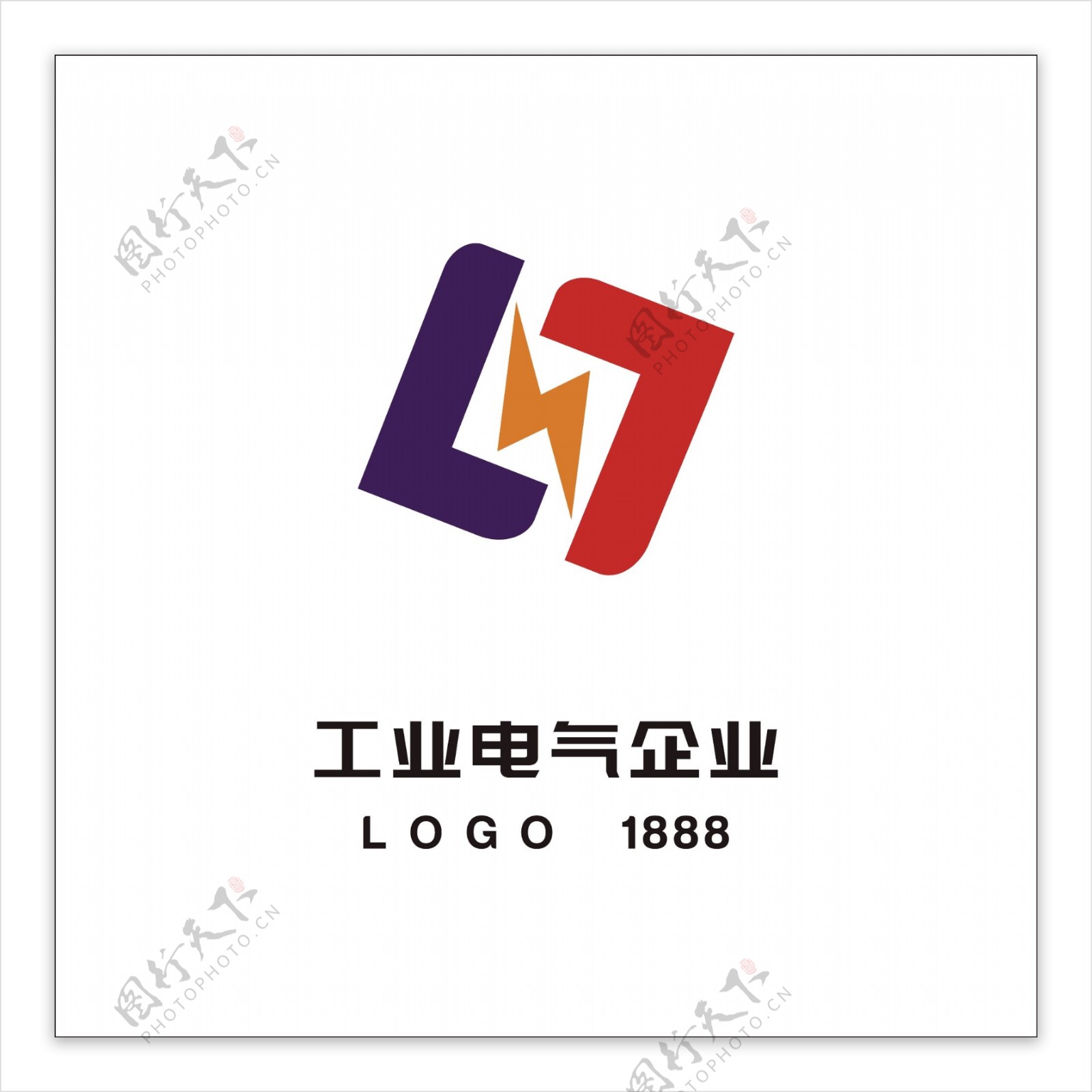 字母L经典款式厂房工业电气LOGO