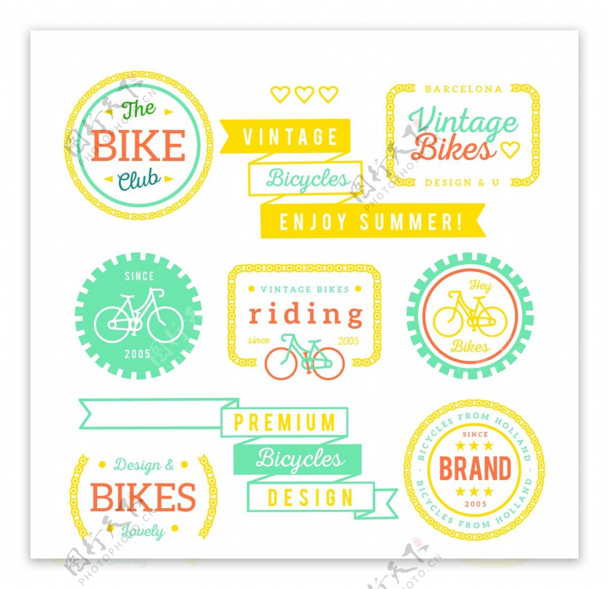 自行车徽章