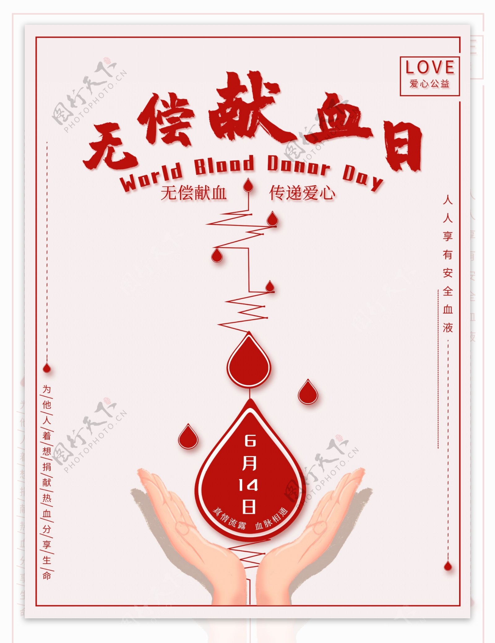 无偿献血海报