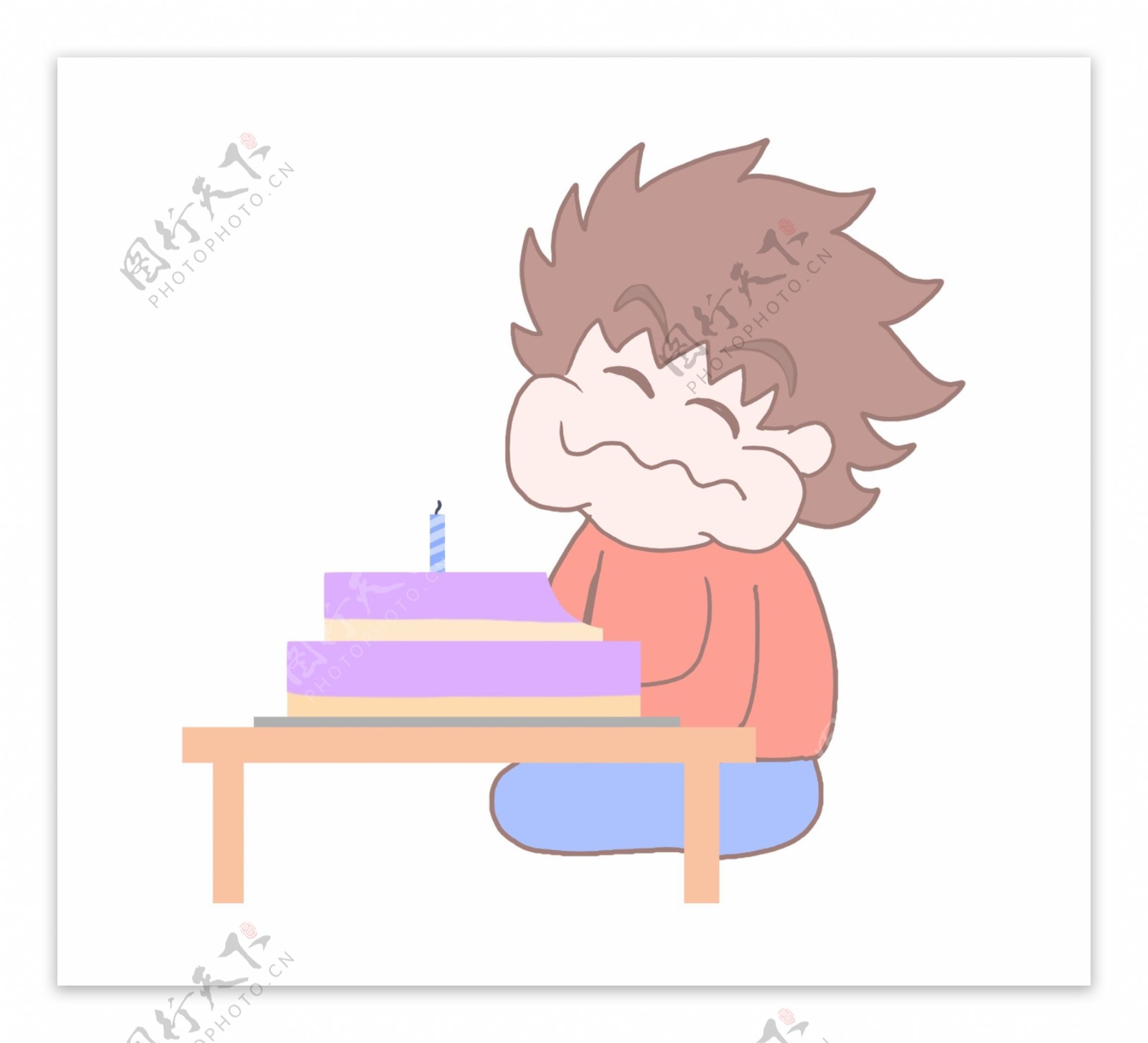 生日蛋糕小孩