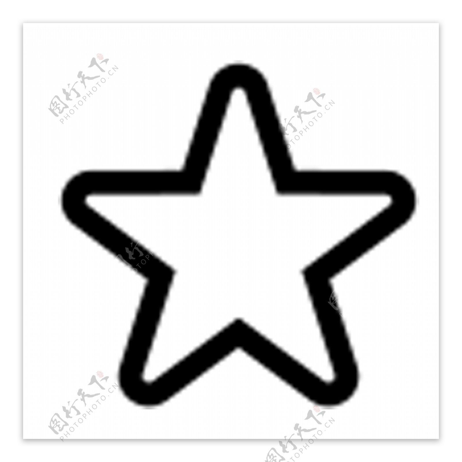 装饰的五角星星