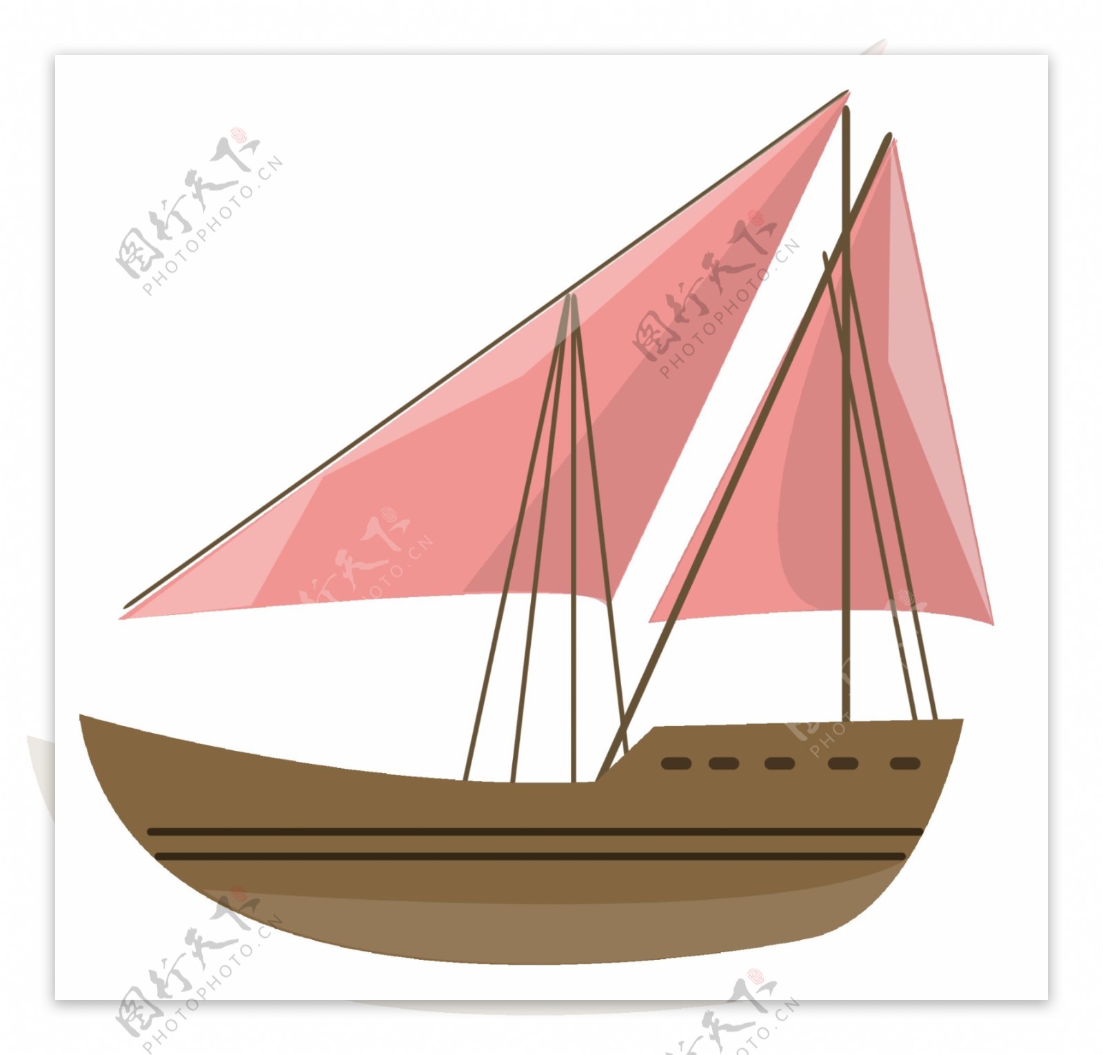 木制帆船工具