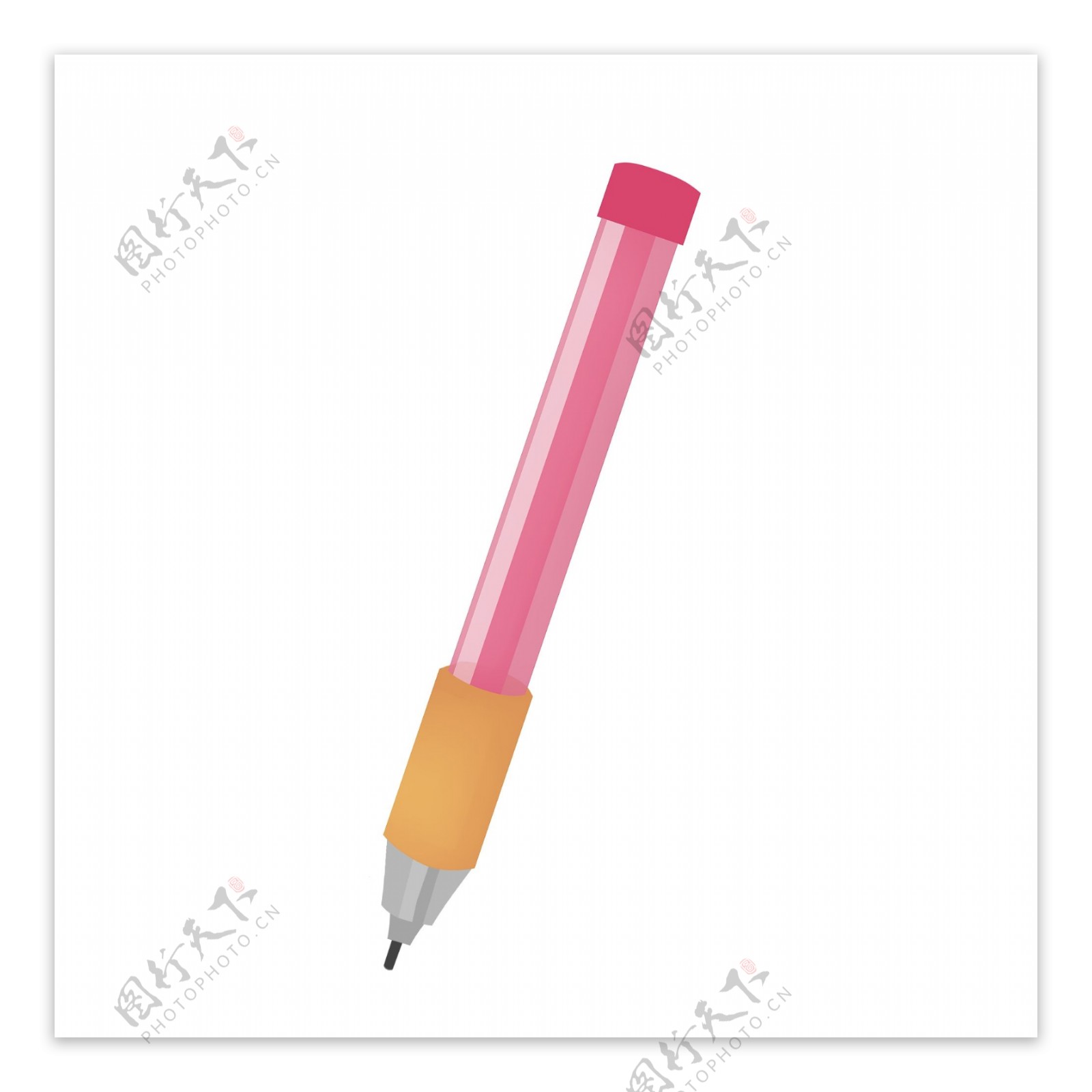 粉色中性笔工具