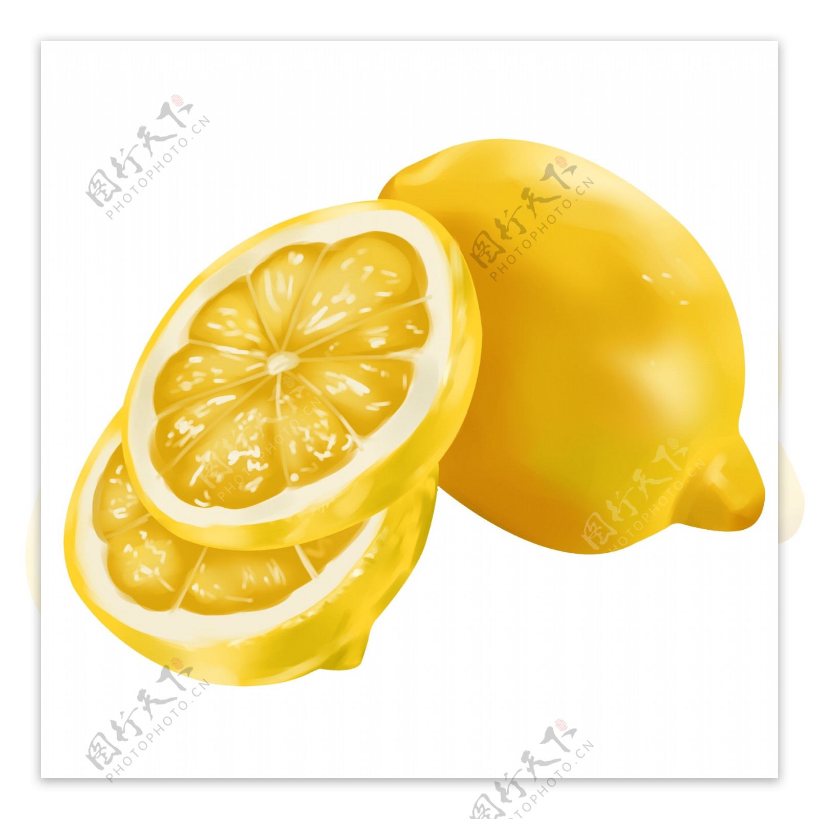 创意柠檬插图