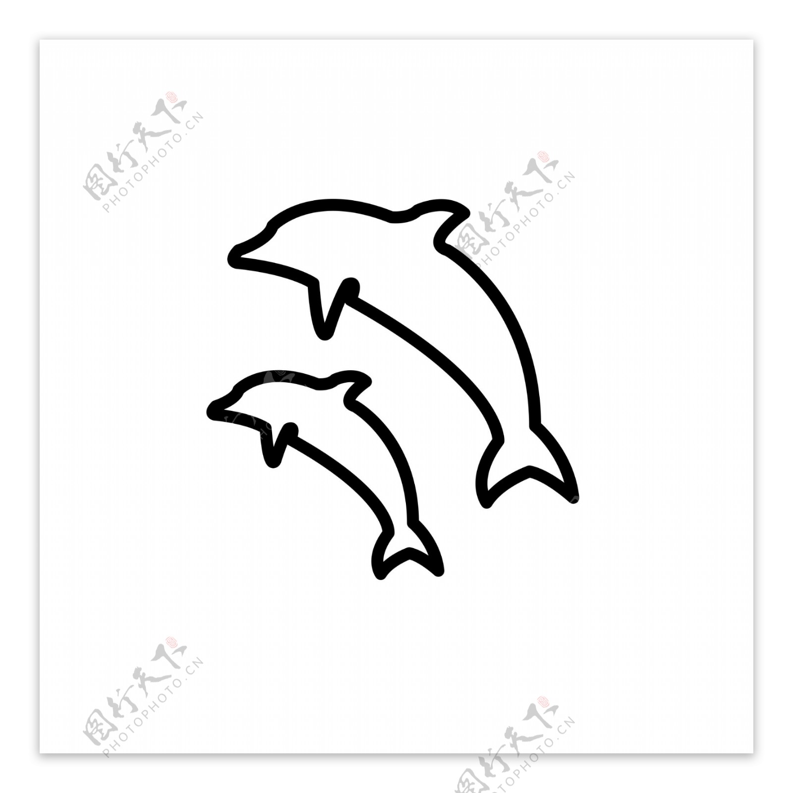 扁平化海豚