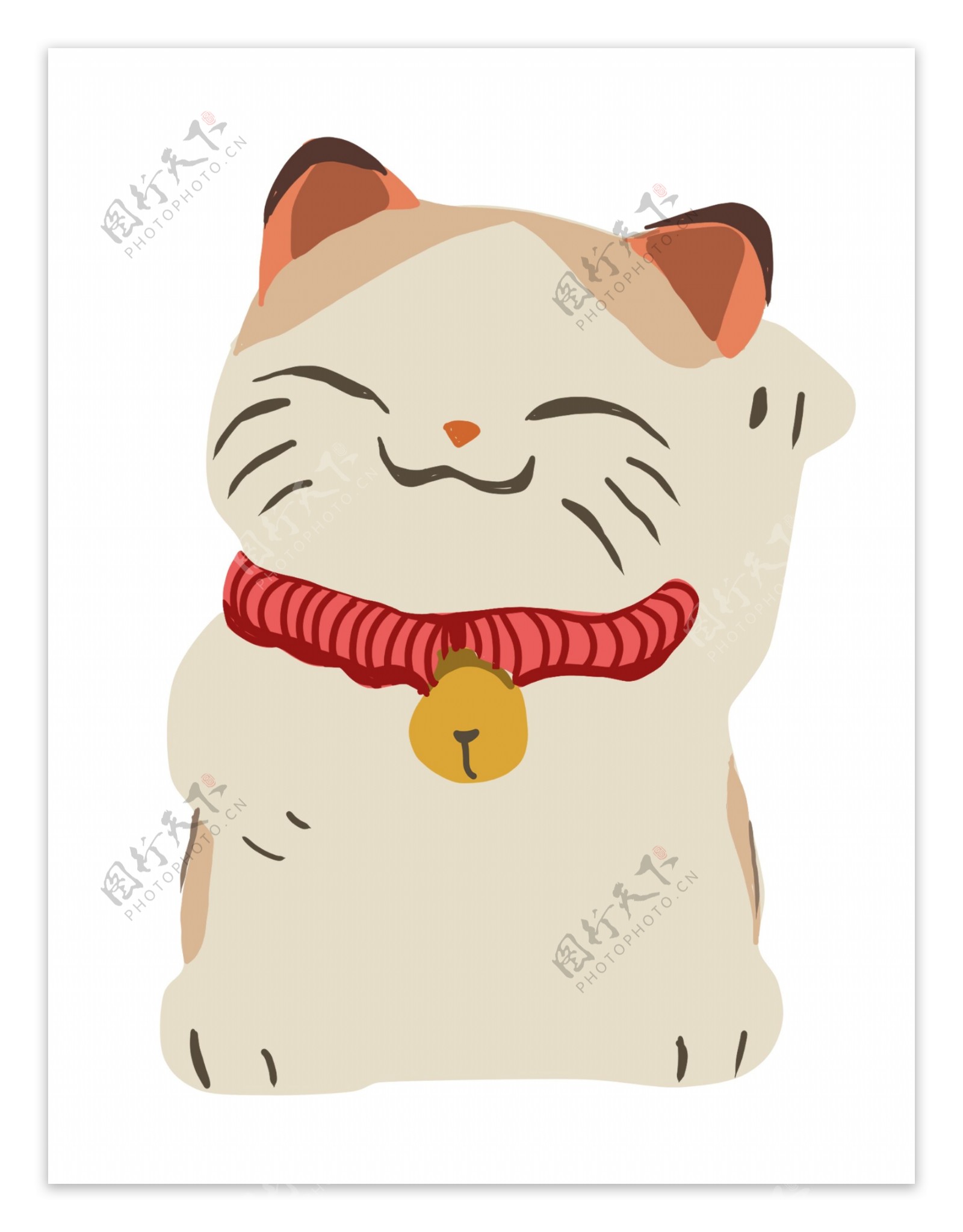 日本可爱的猫咪插画