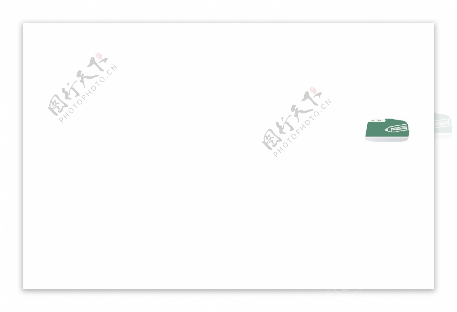 可商用绿色简约清新致青春毕业季纪念册封面