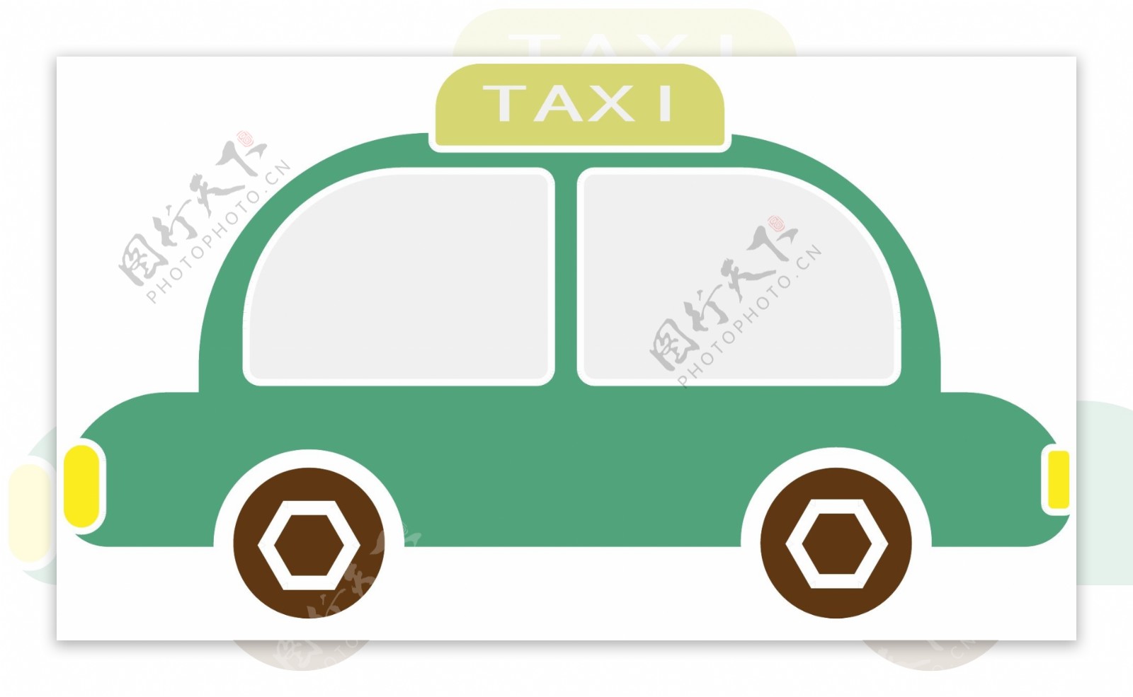 旅游交通工具的士出租车taxi