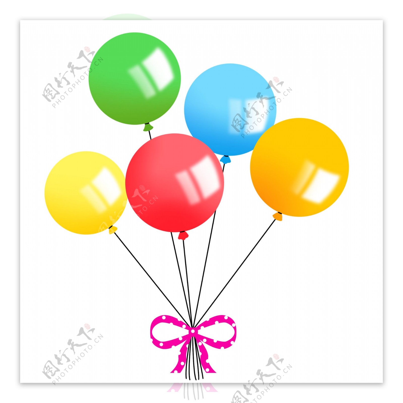 多彩气球氢气球