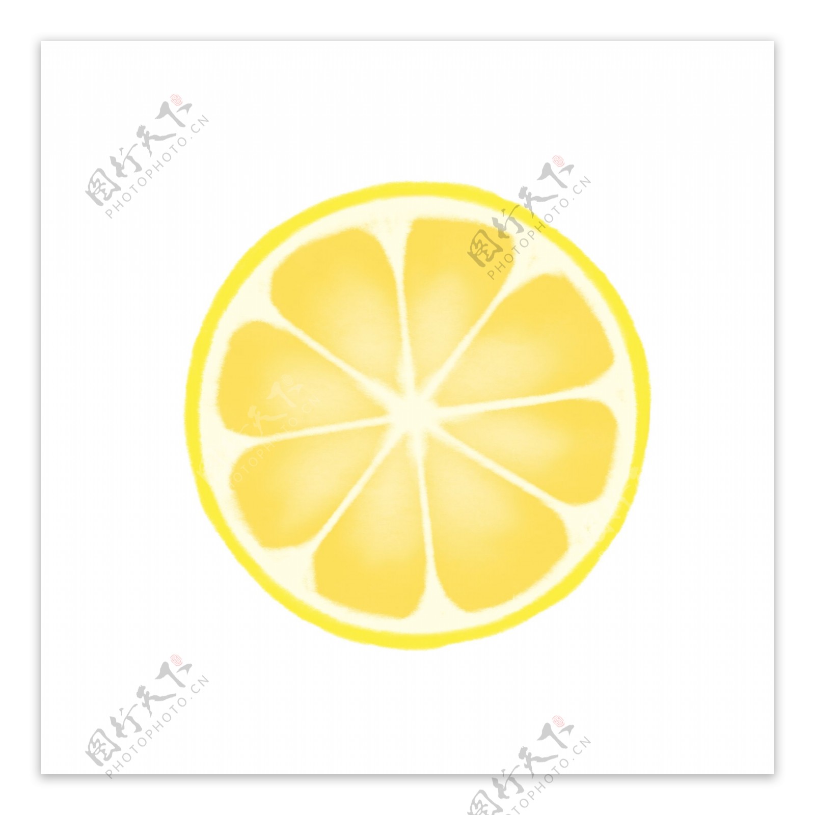 食物水果黄色柠檬