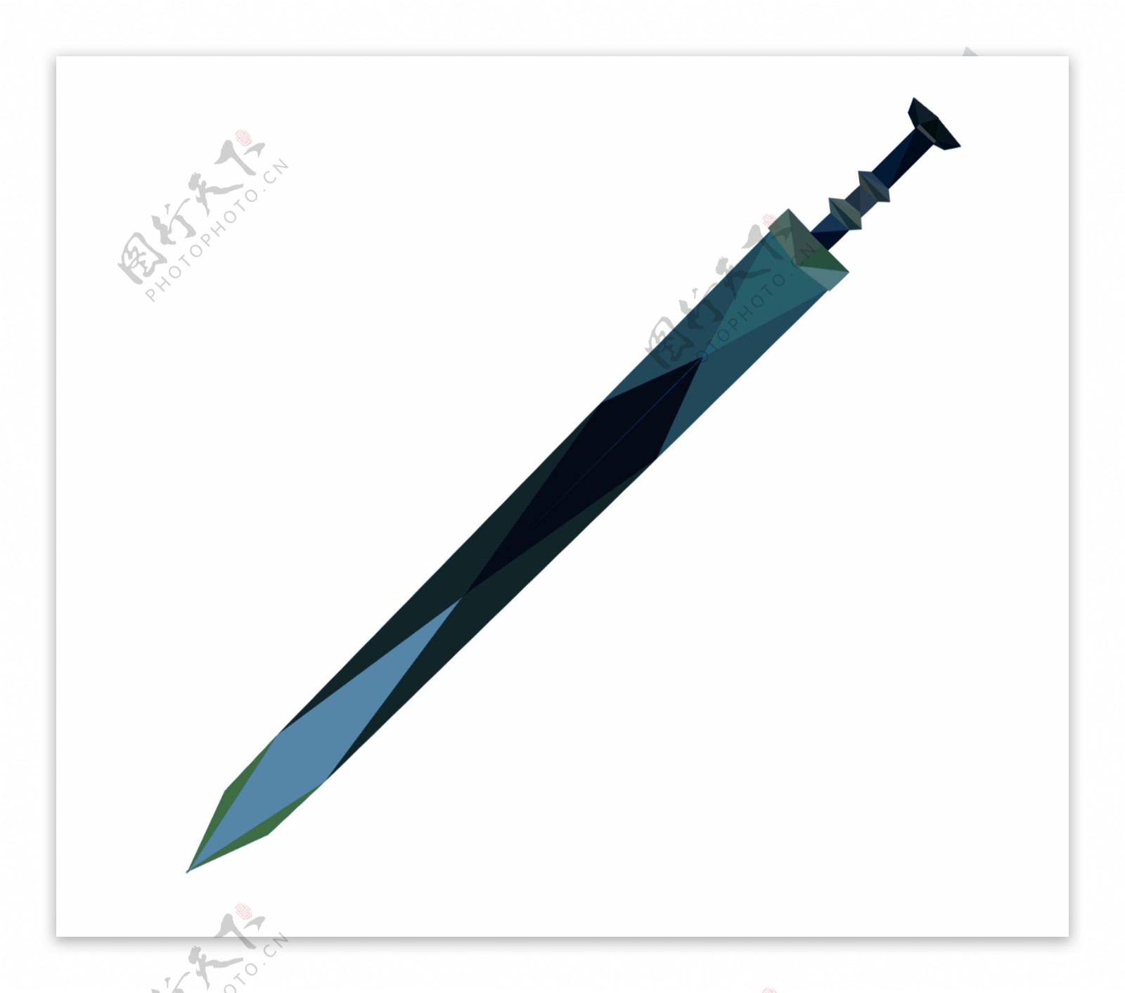 蓝色lowpioy刀剑