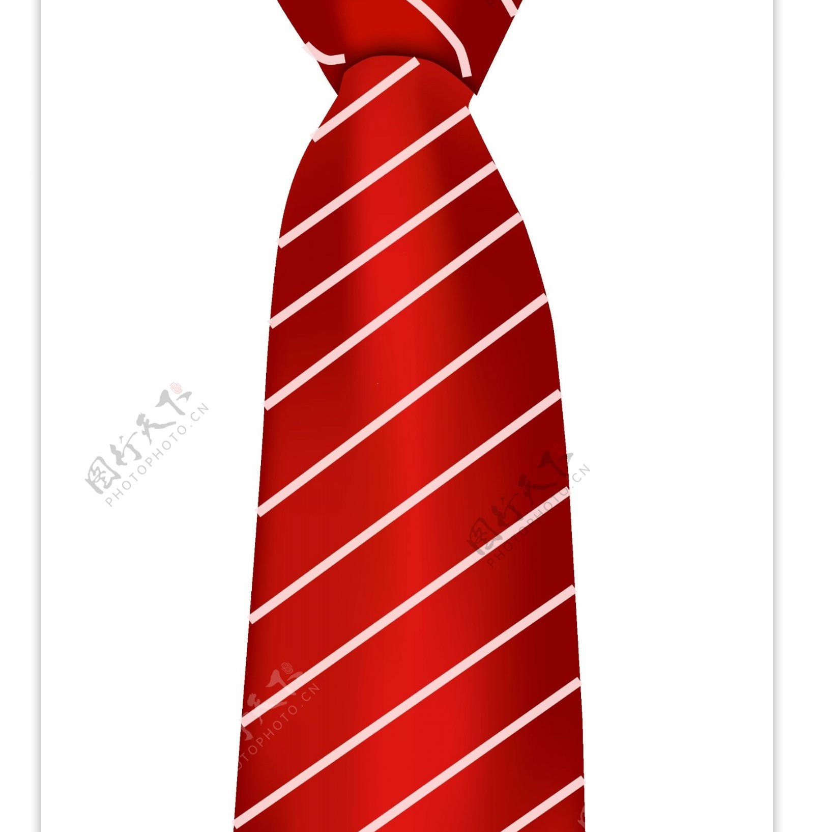 红色的领带