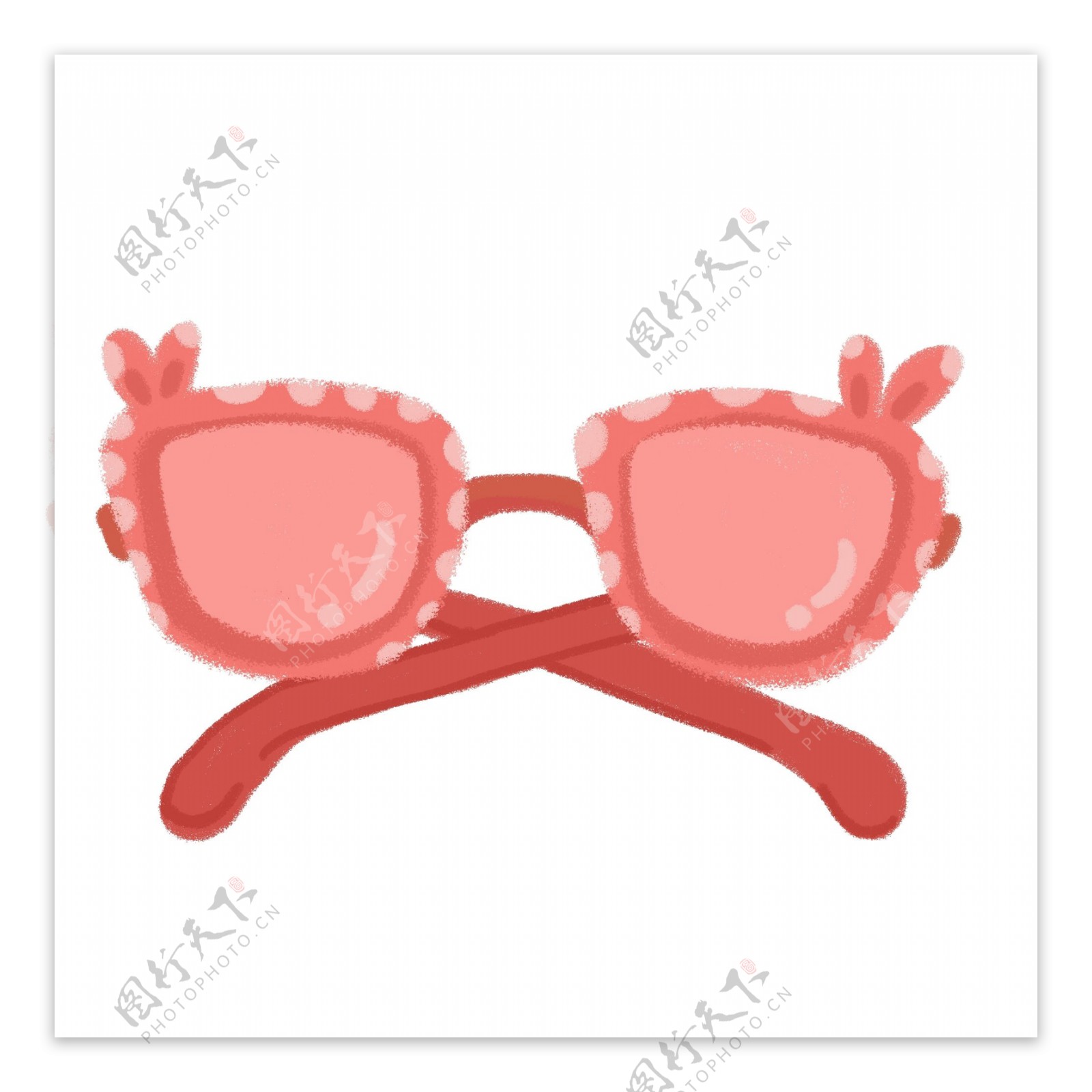 粉红色墨镜太阳镜